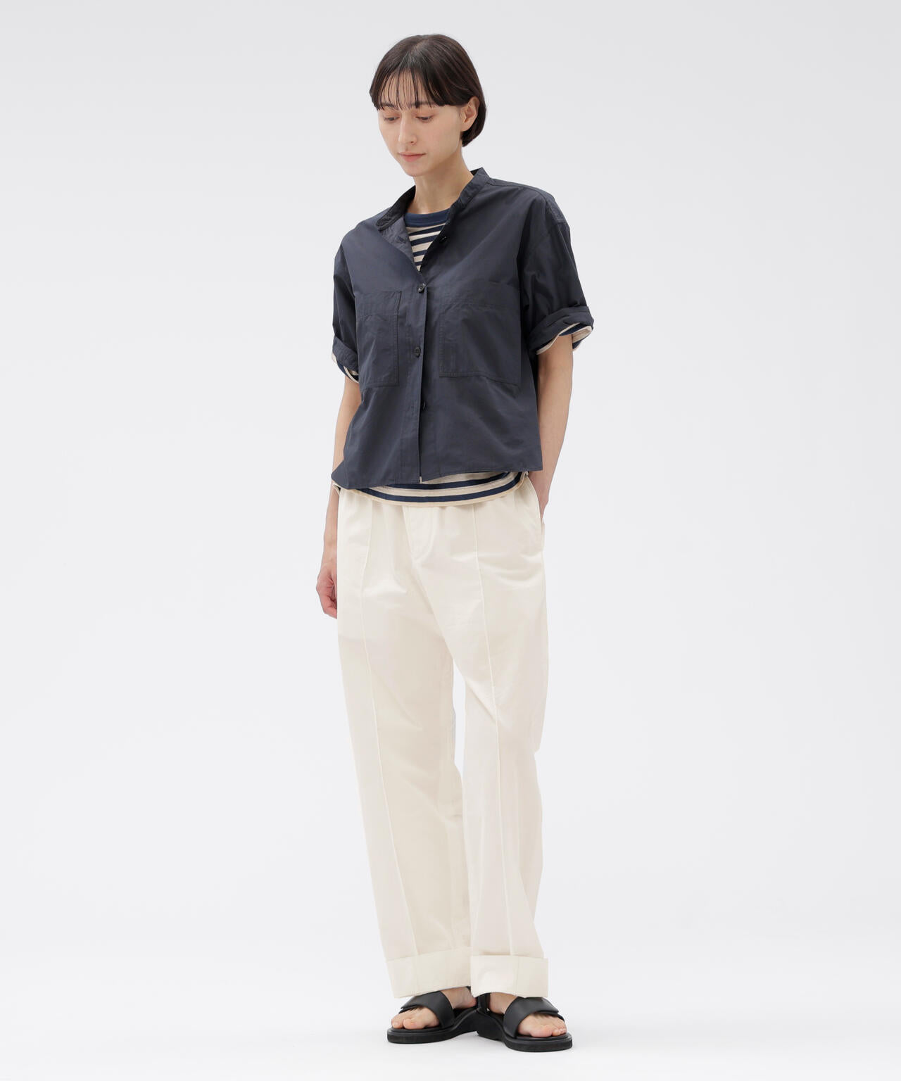 LIGHT COTTON TWILL TROUSERS