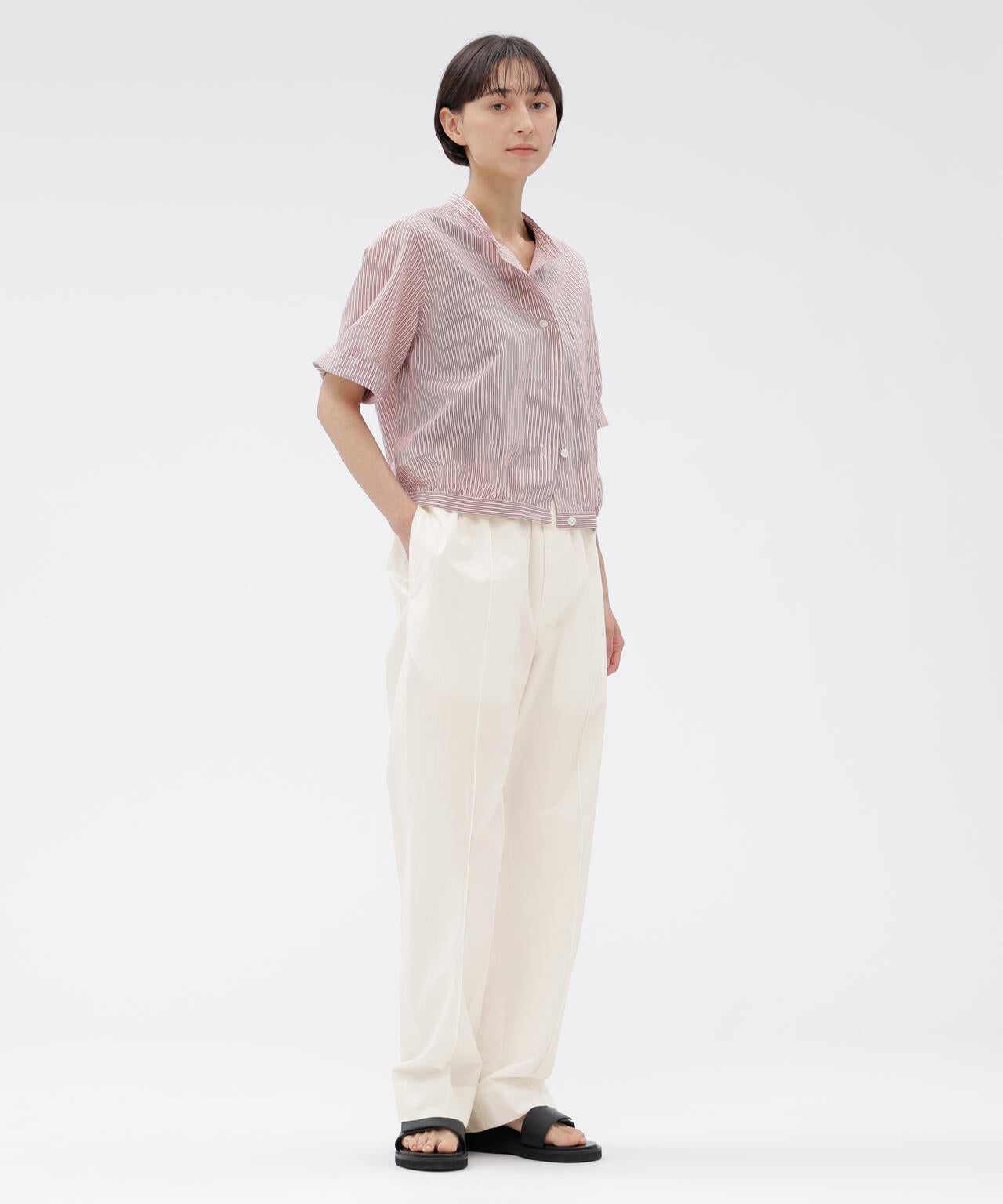 LIGHT COTTON TWILL TROUSERS