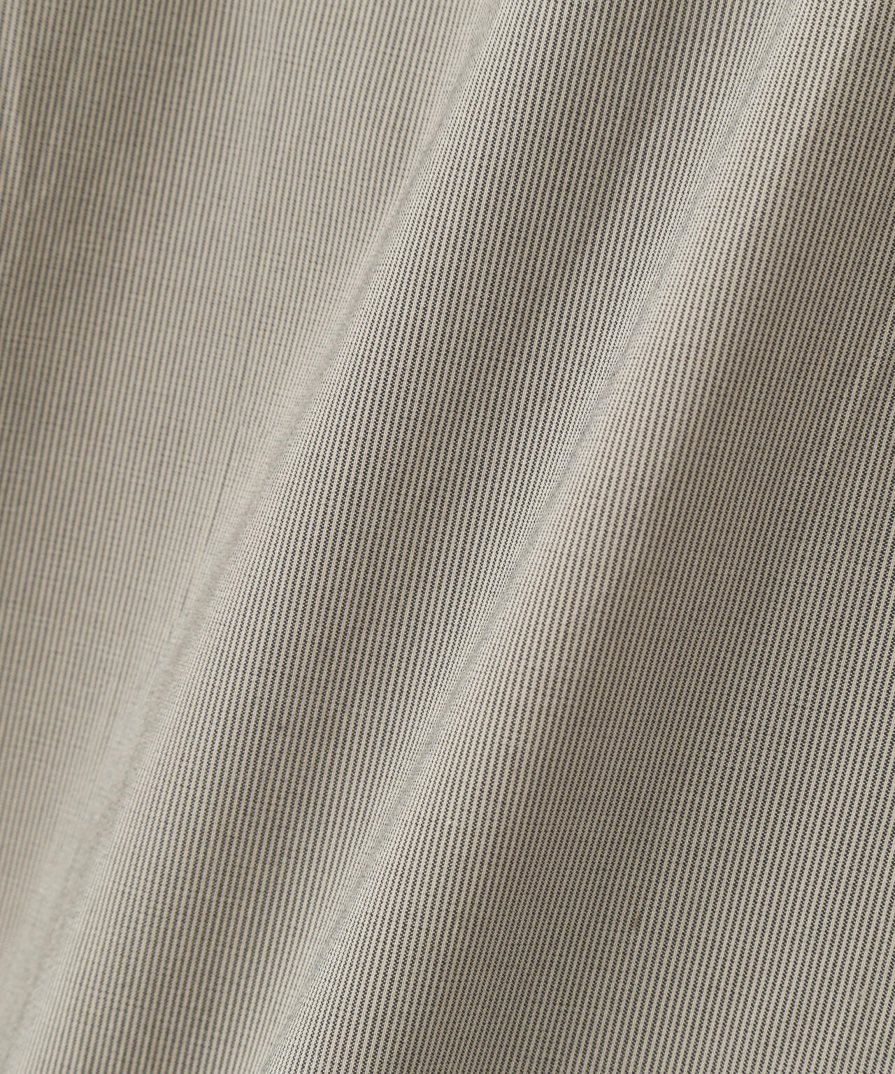 FINE STRIPE COTTON SILK TROUSERS