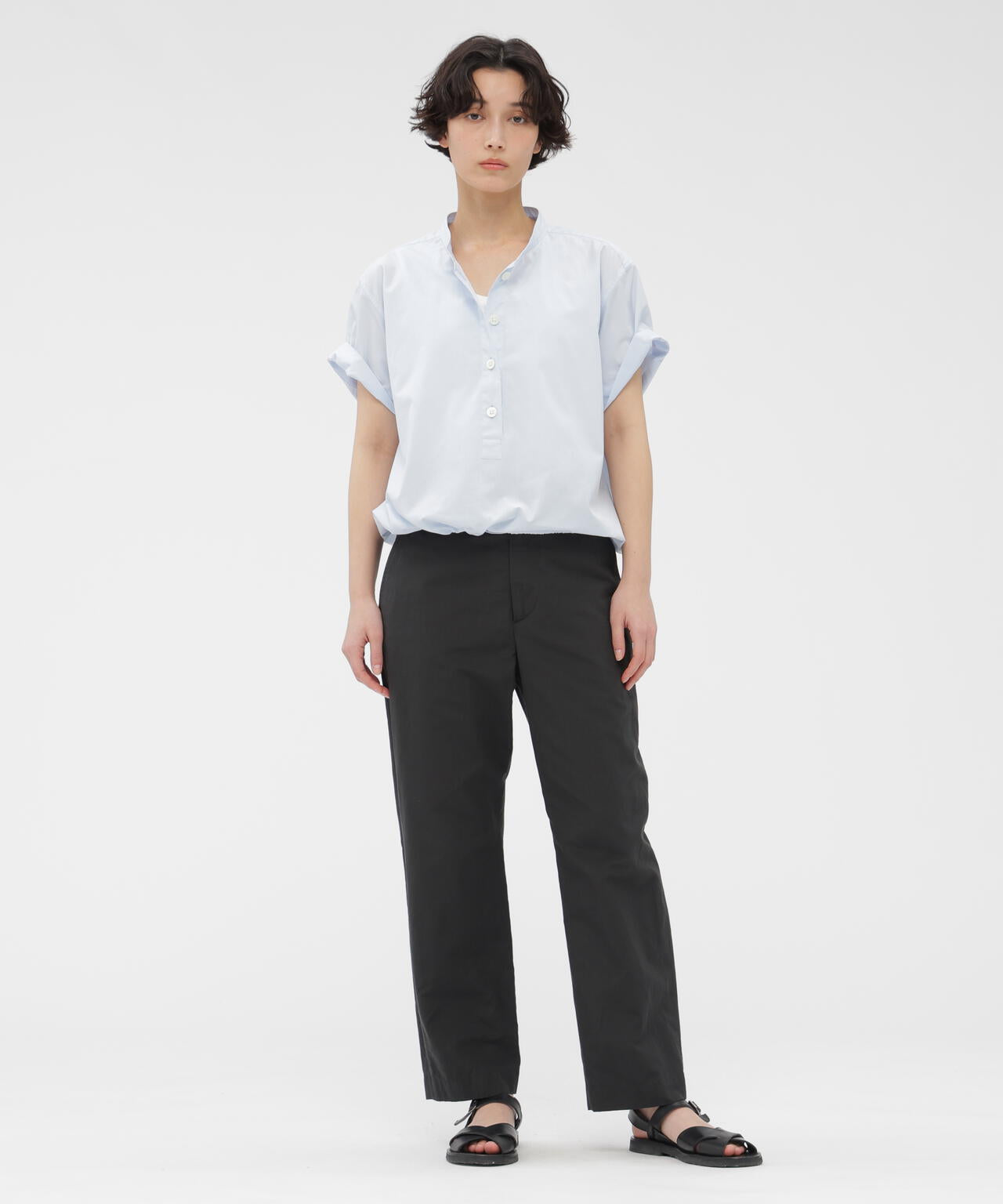 COTTON LINEN TROUSERS