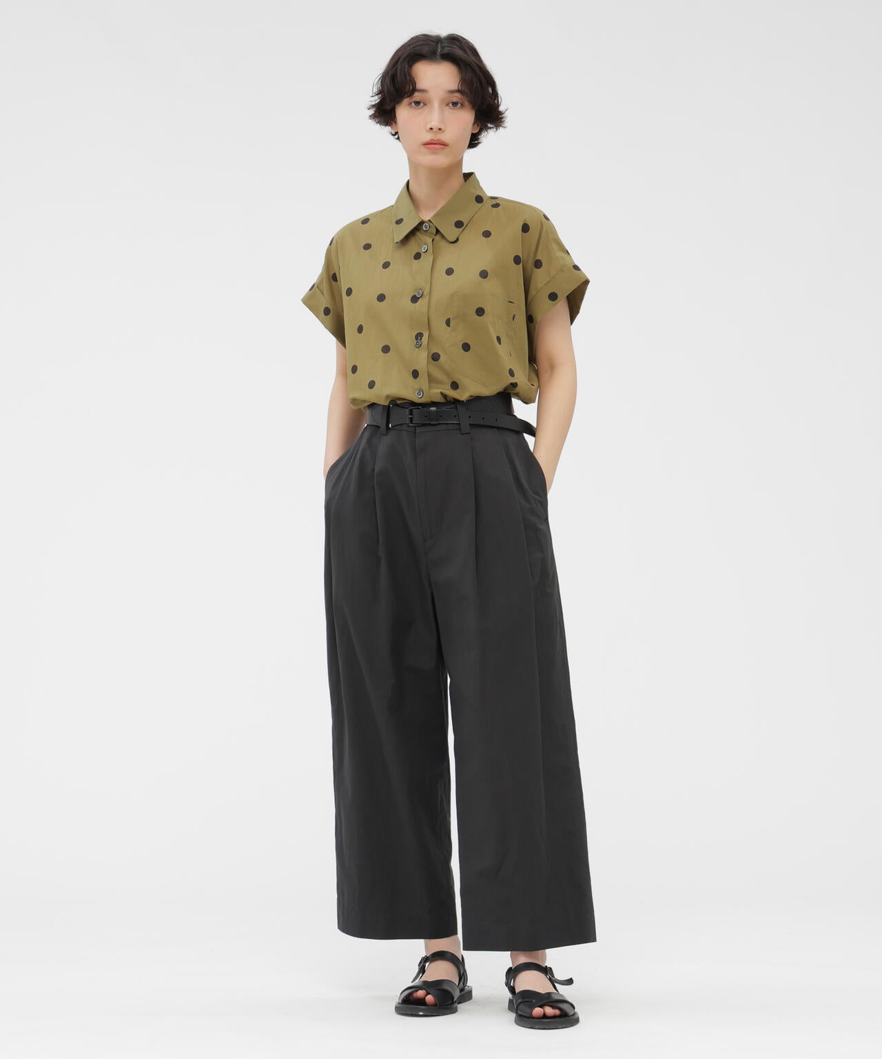COTTON LINEN TROUSERS