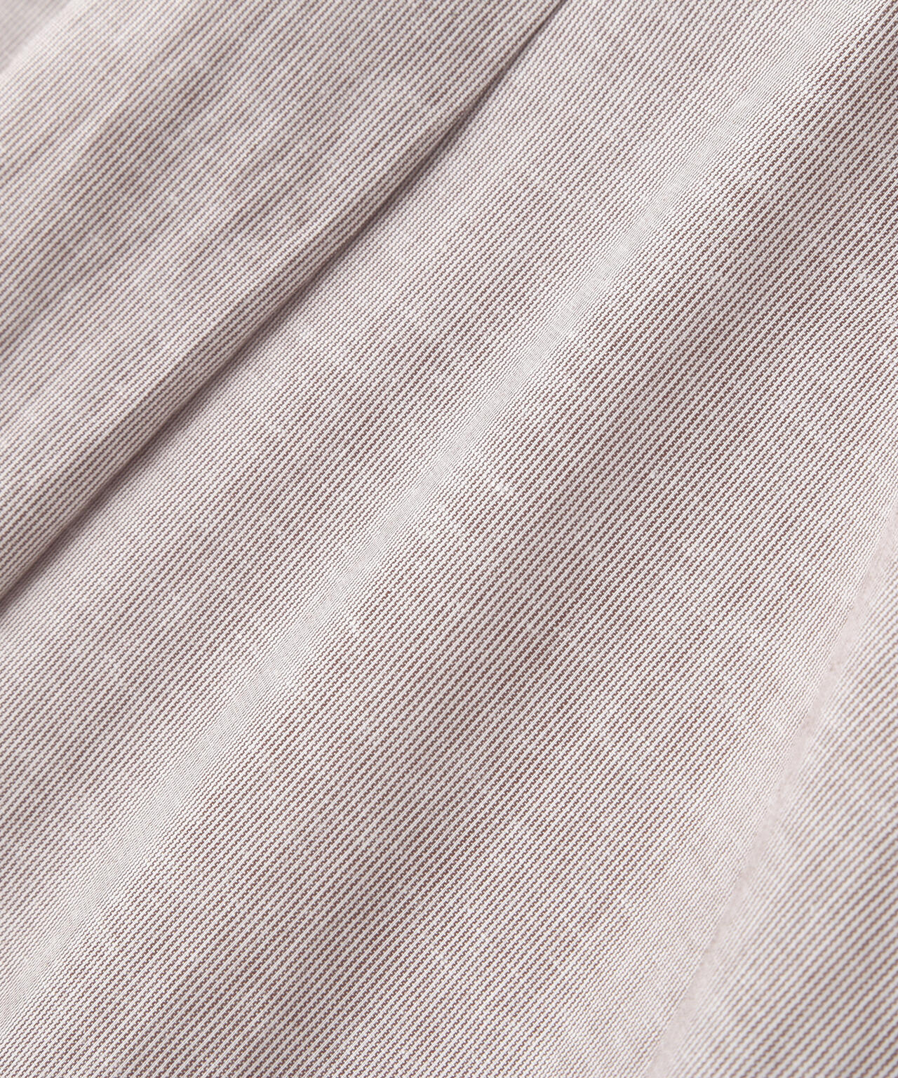 HAIRLINE STRIPE COTTON LINEN SHIRT