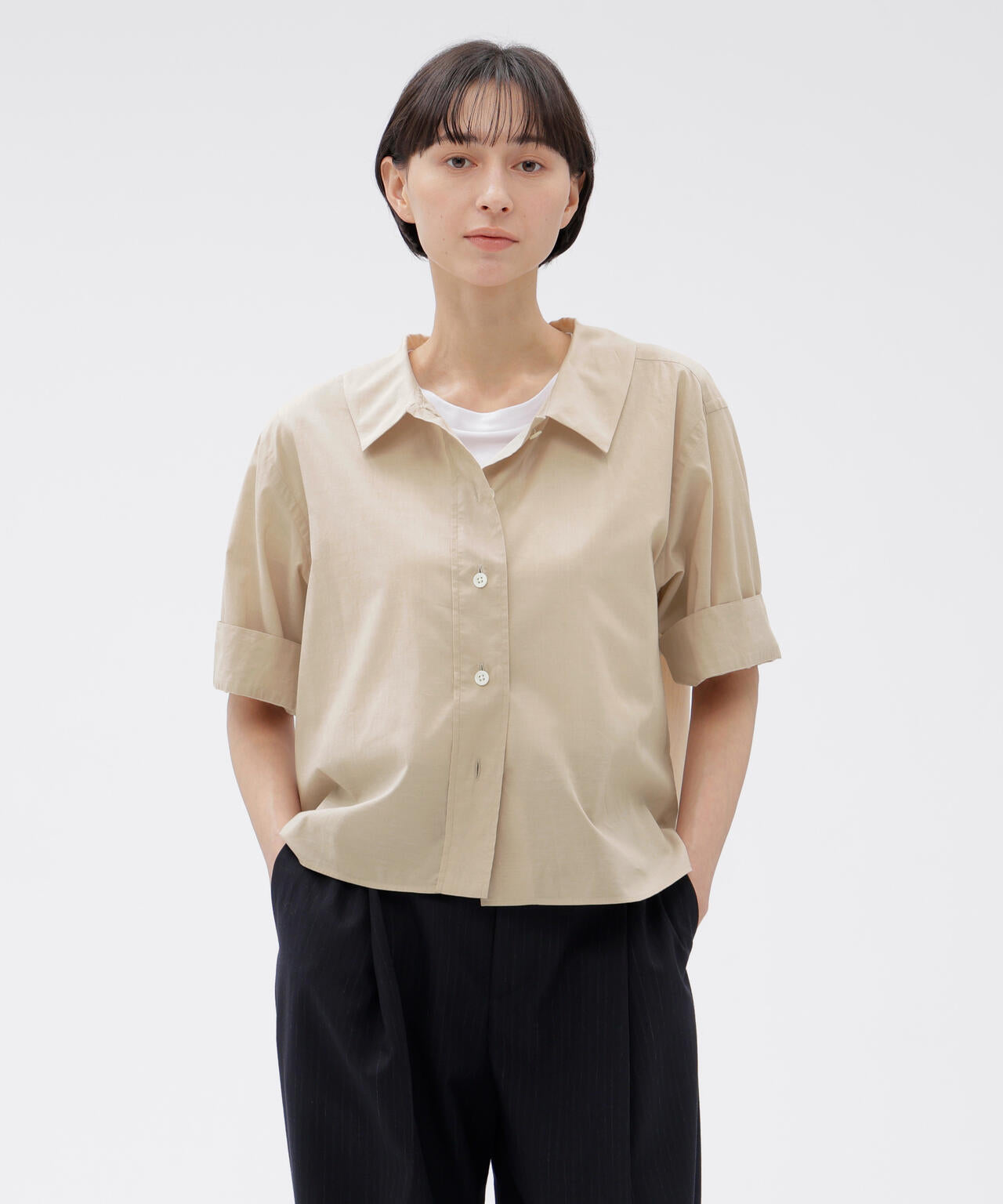 WASHED COTTON SHIRT