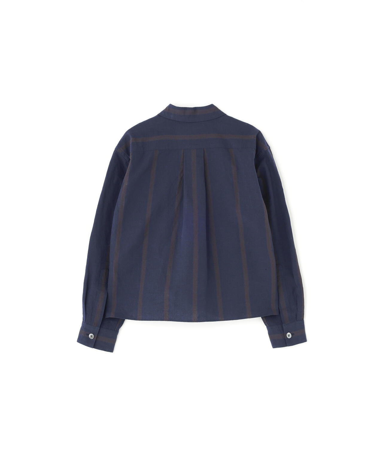 BOLD STRIPE COTTON LINEN SHIRT