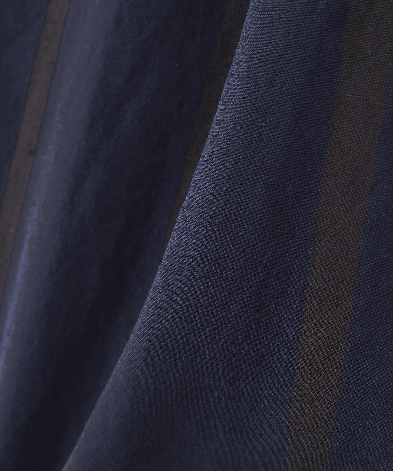BOLD STRIPE COTTON LINEN SHIRT