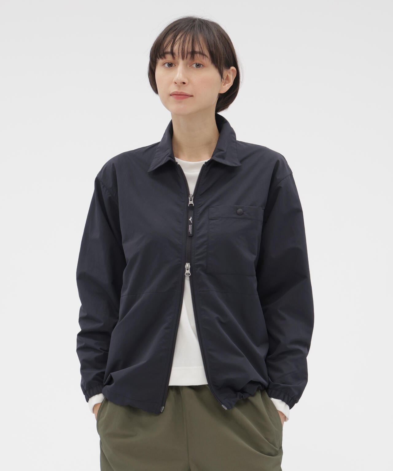 WATER REPELENT NYLON POPLIN SHIRT