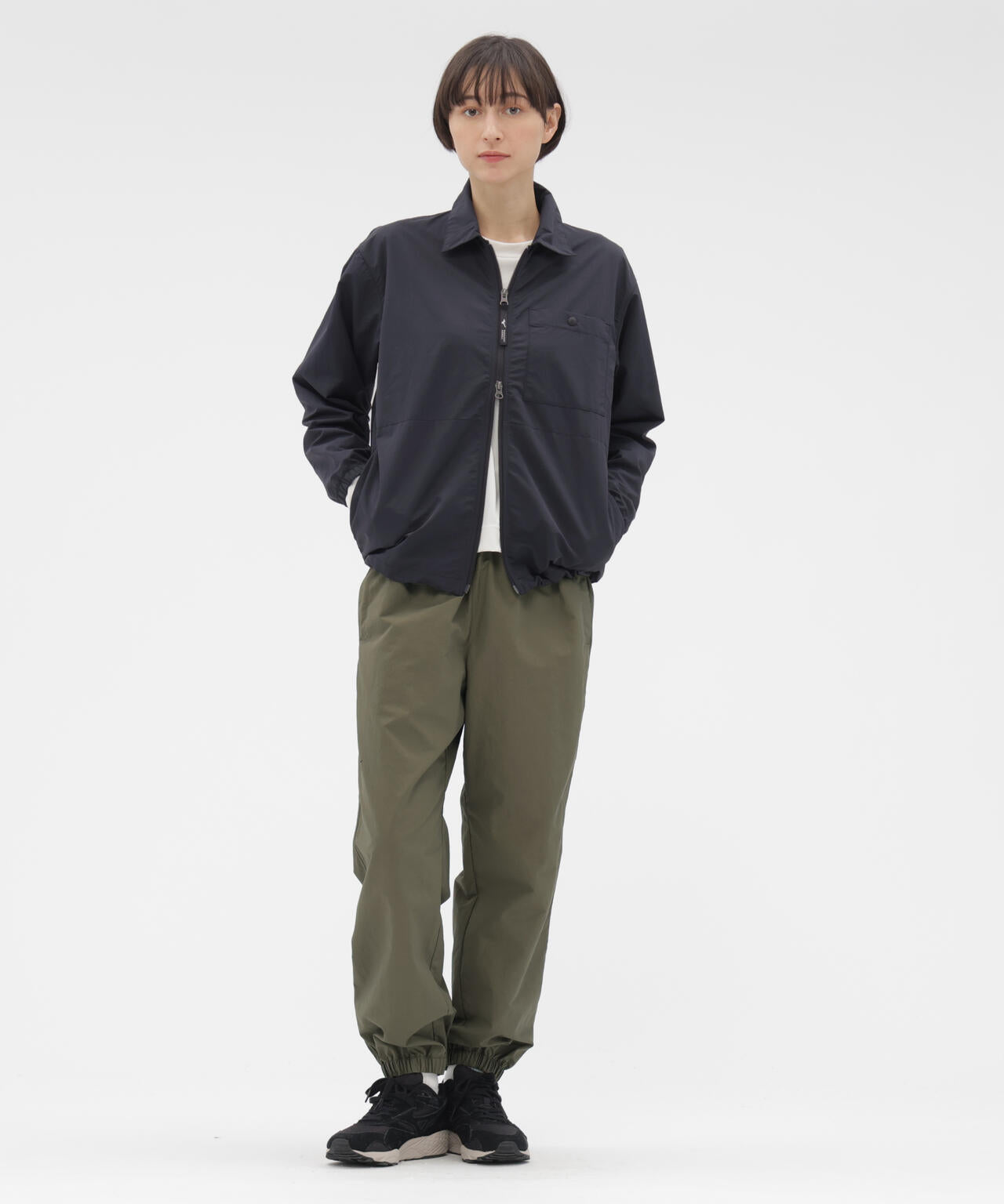 WATER REPELENT NYLON POPLIN SHIRT