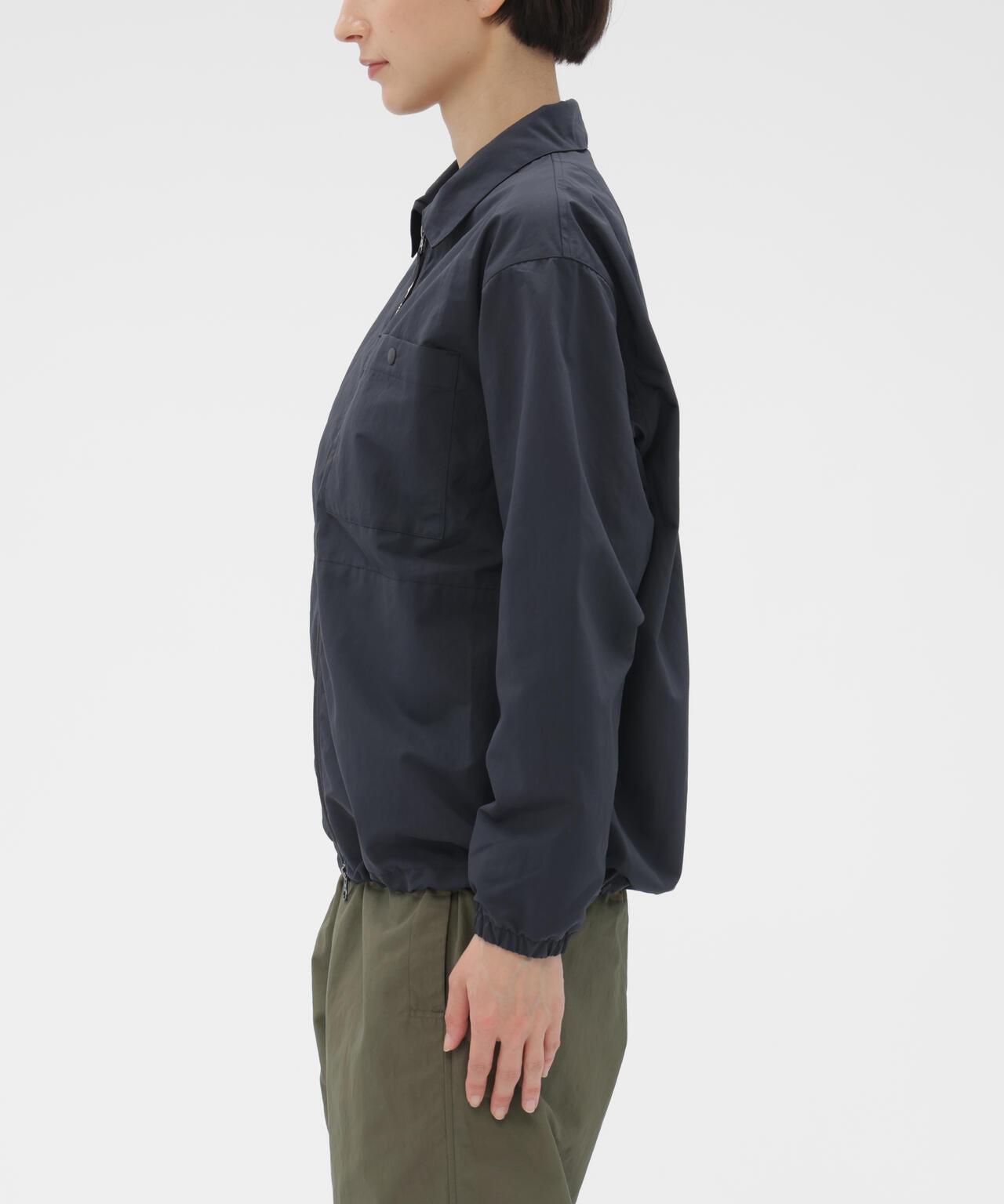 WATER REPELENT NYLON POPLIN SHIRT