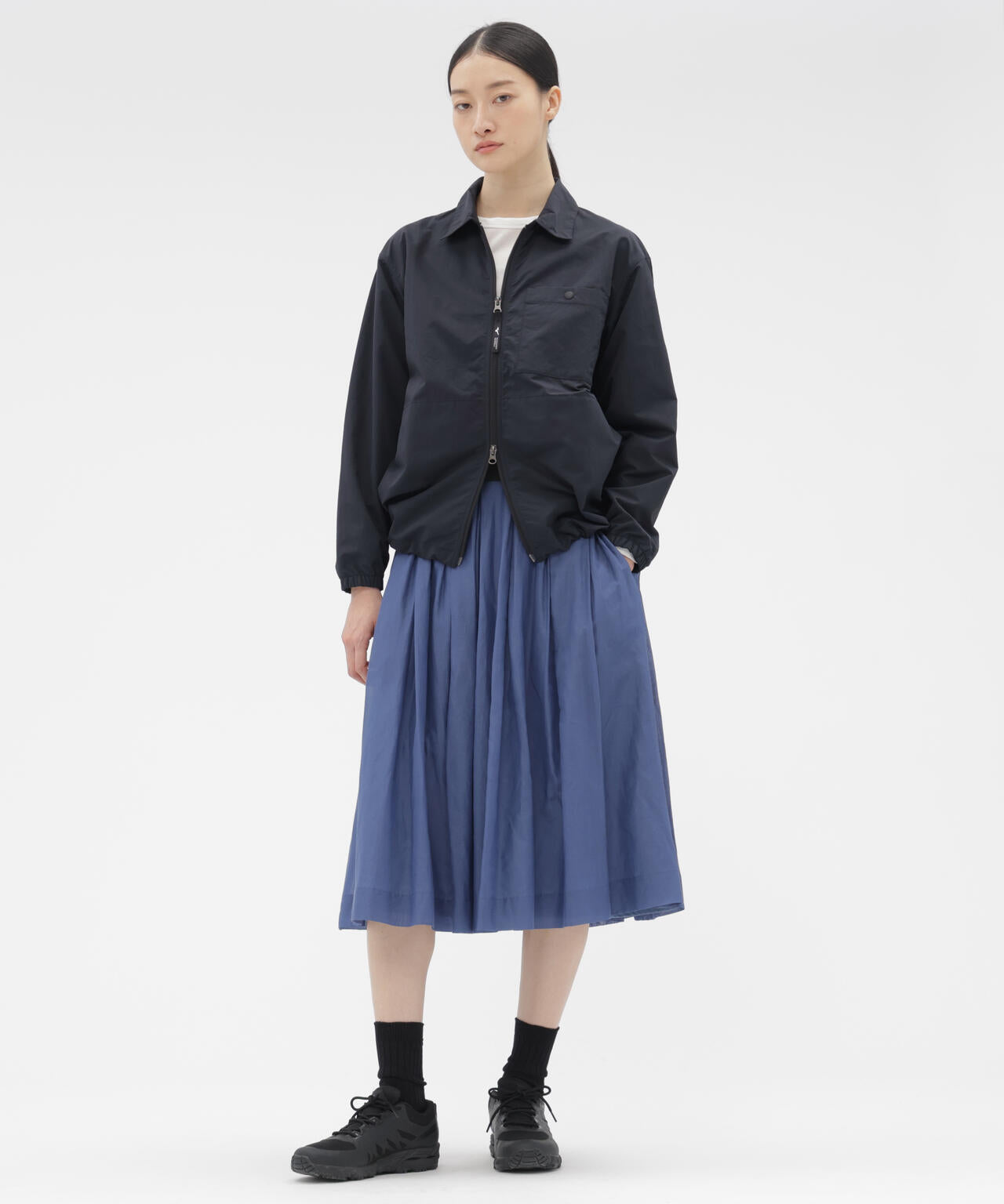 WATER REPELENT NYLON POPLIN SHIRT
