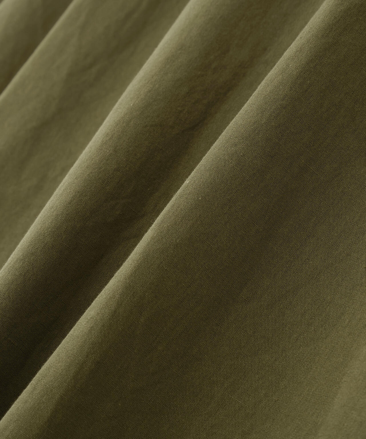 COTTON LINEN PLAIN WEAVE DRESS