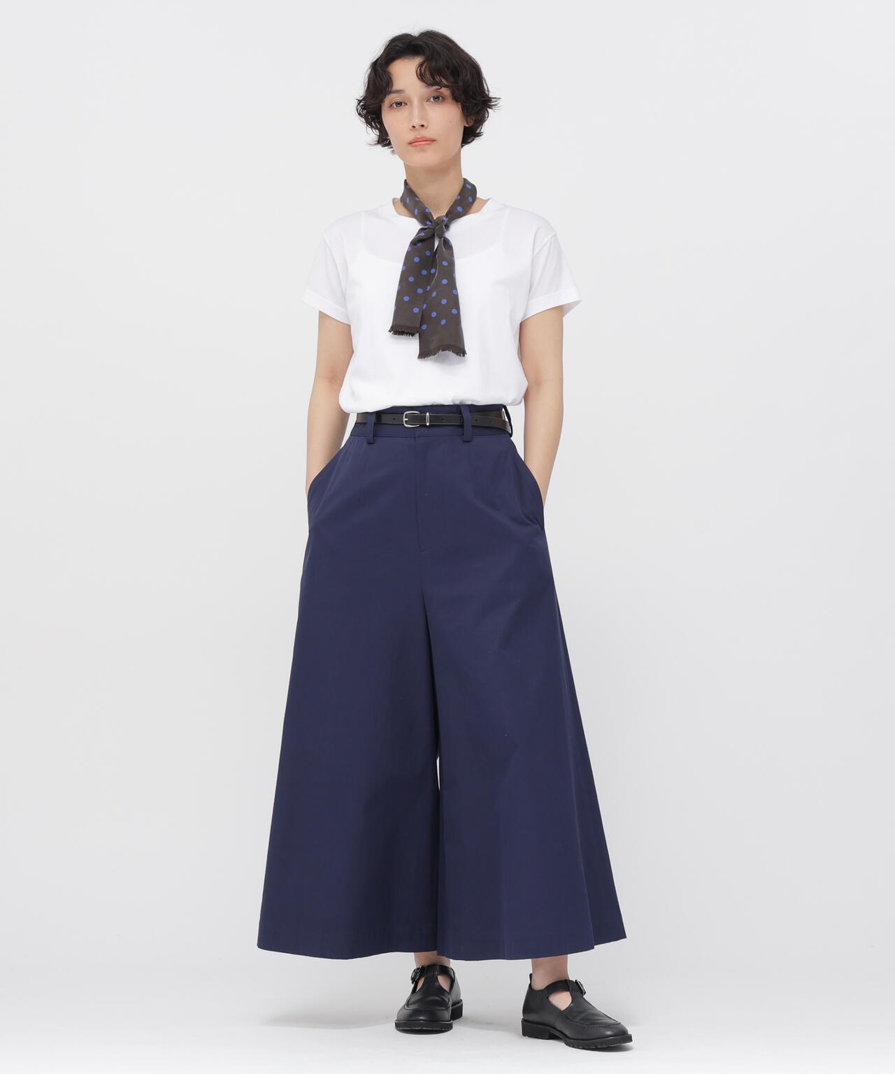 PLAIN COTTON JERSEY TOP