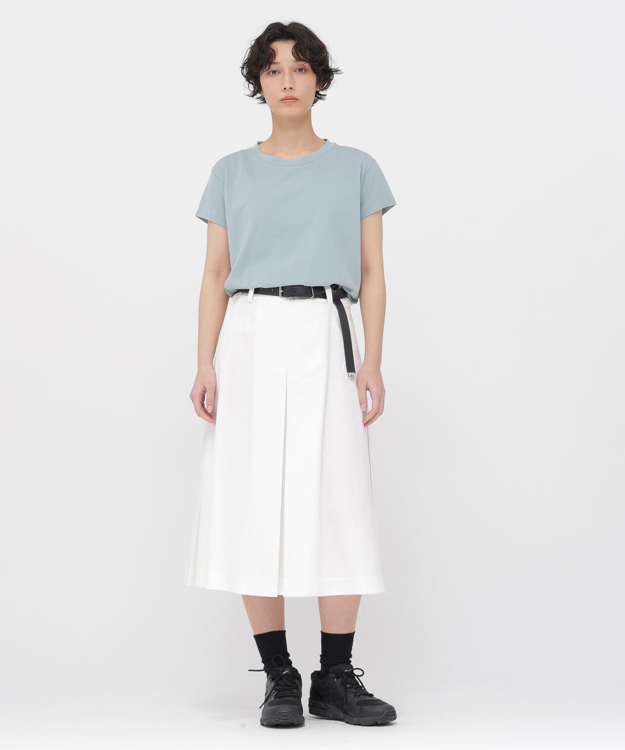 PLAIN COTTON JERSEY TOP
