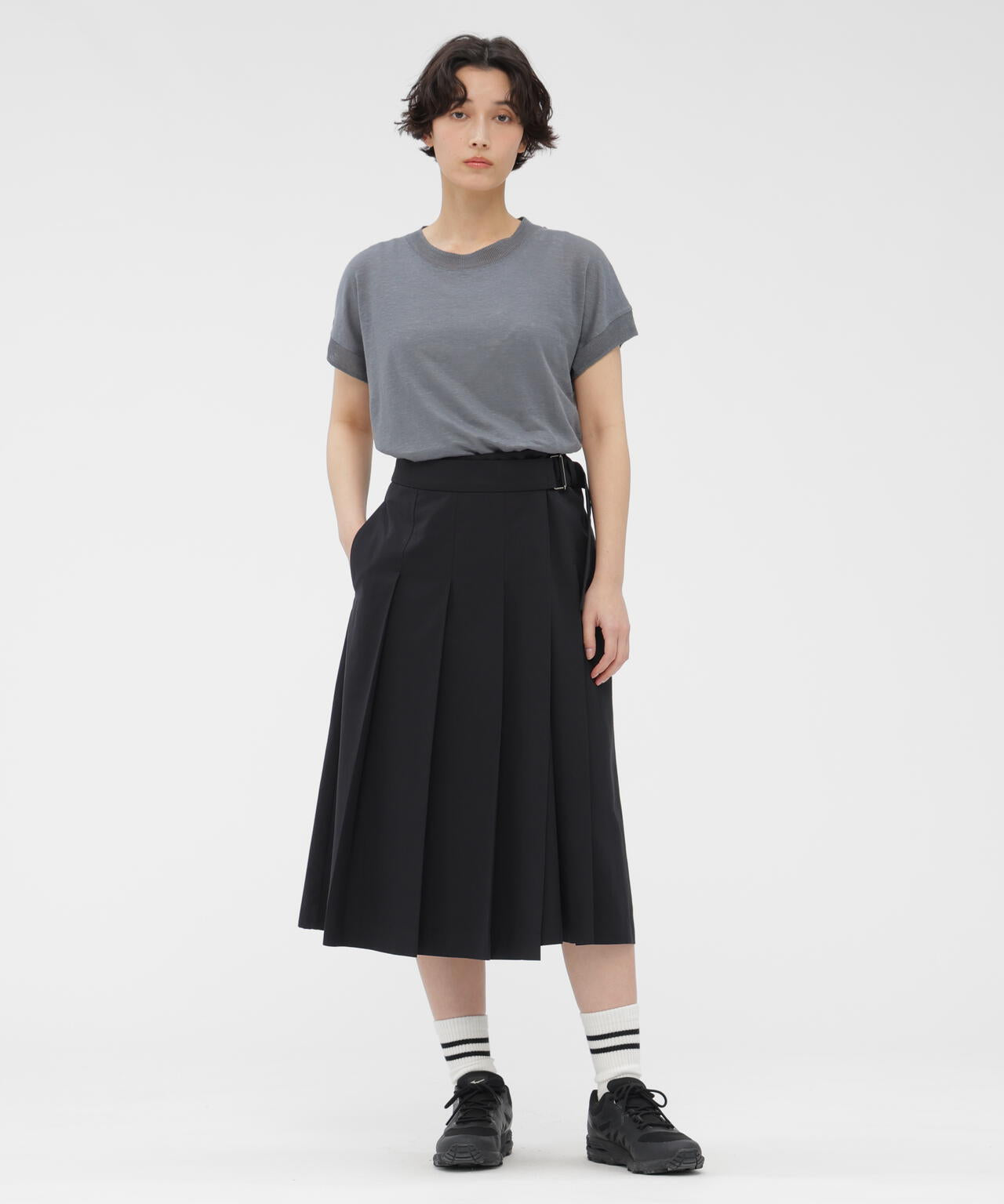 LINEN JERSEY TOP