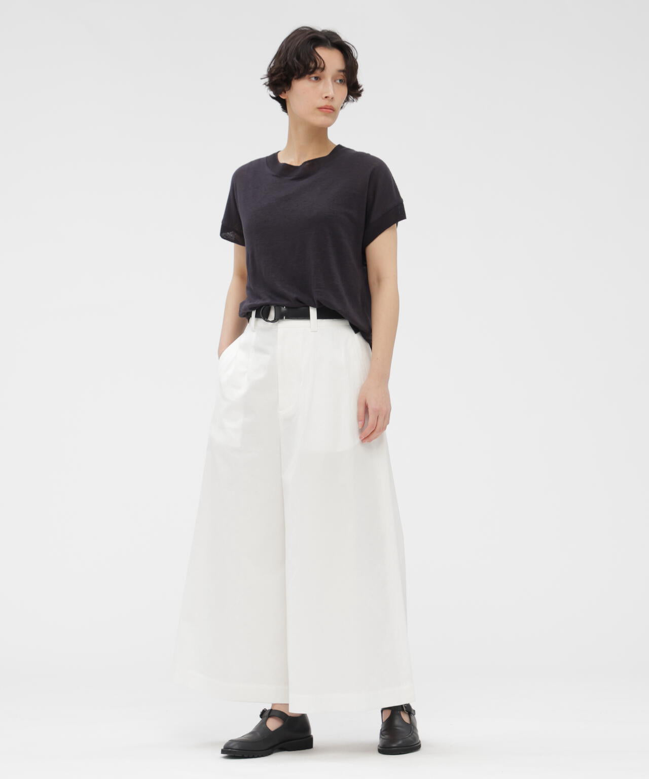 LINEN JERSEY TOP
