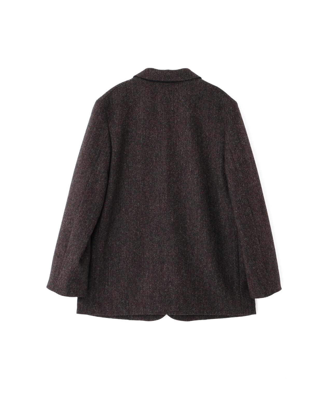 BROKEN WOOL HERRINGBONE JACKET