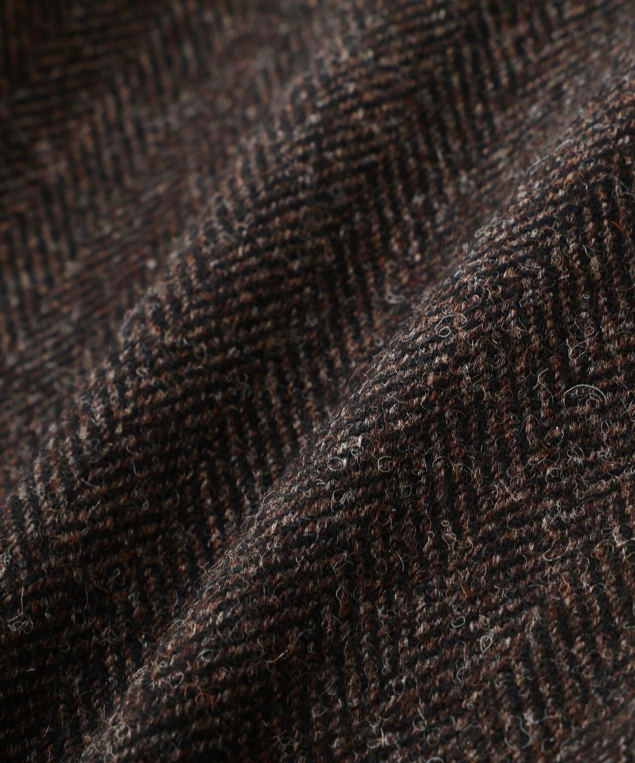 BROKEN WOOL HERRINGBONE JACKET