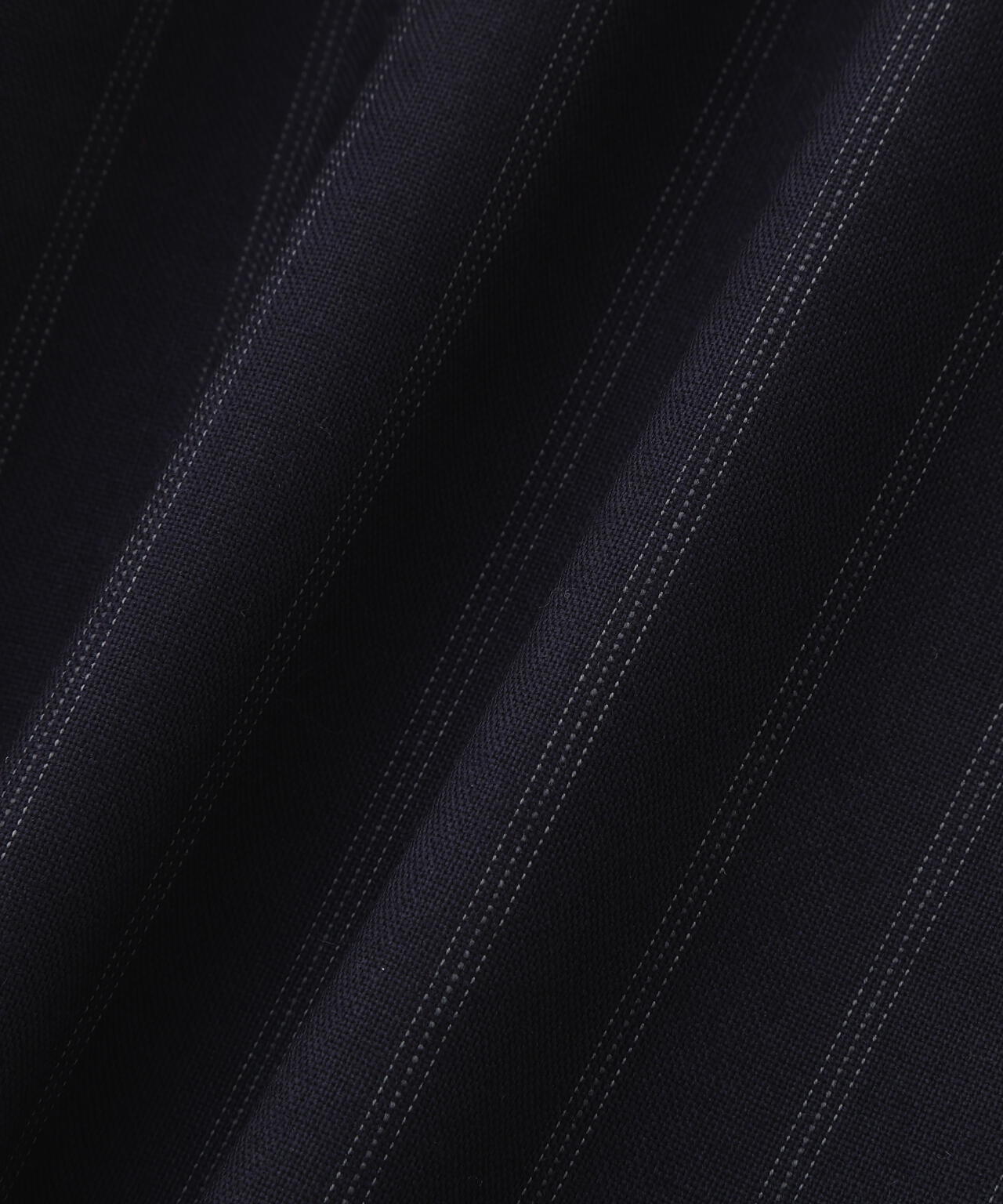 WIDE STRIPE WOOL SKIRT