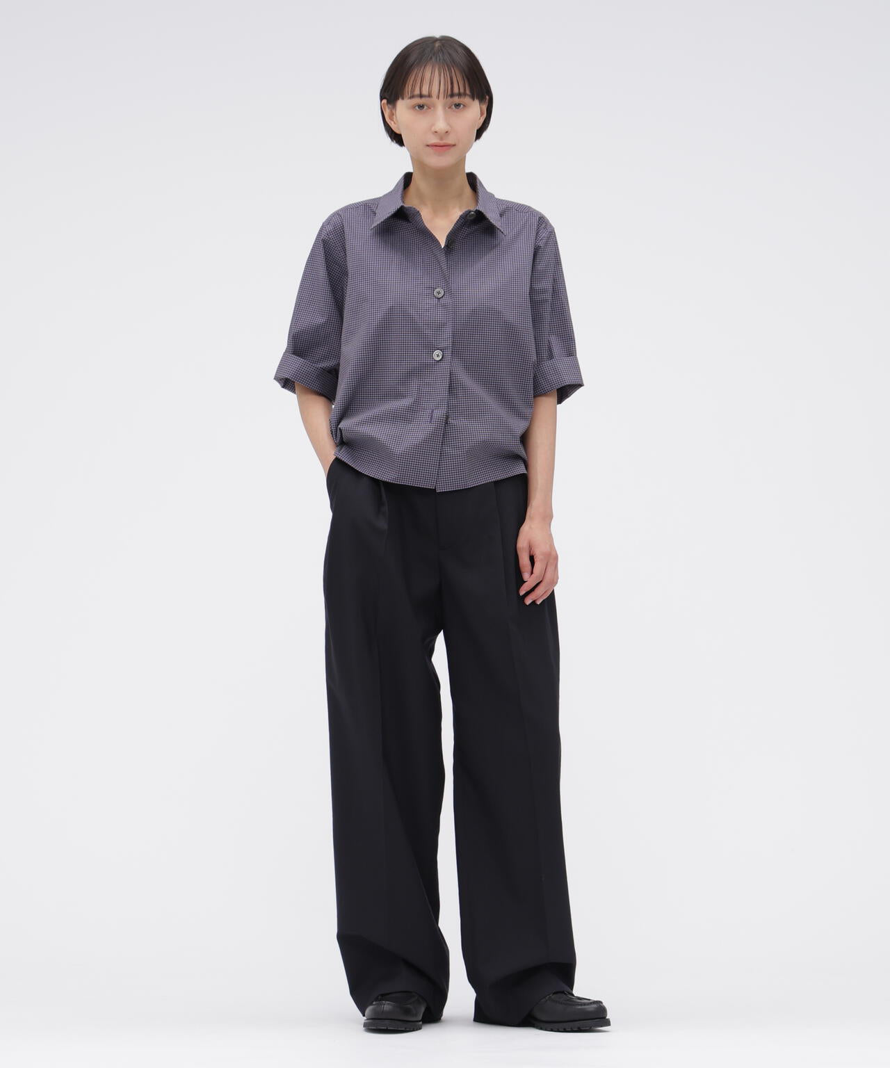 SUMMER WOOL TROUSERS