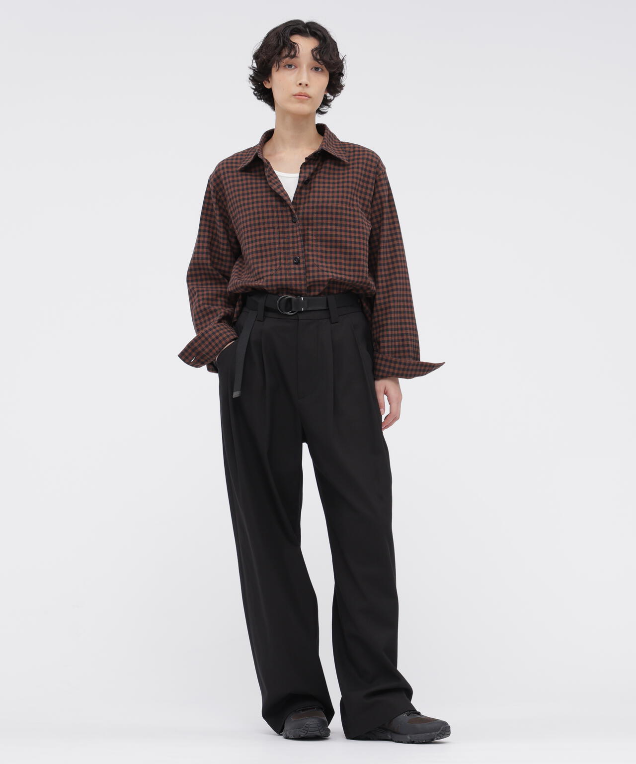 ORGANIC COTTON TWILL TROUSERS