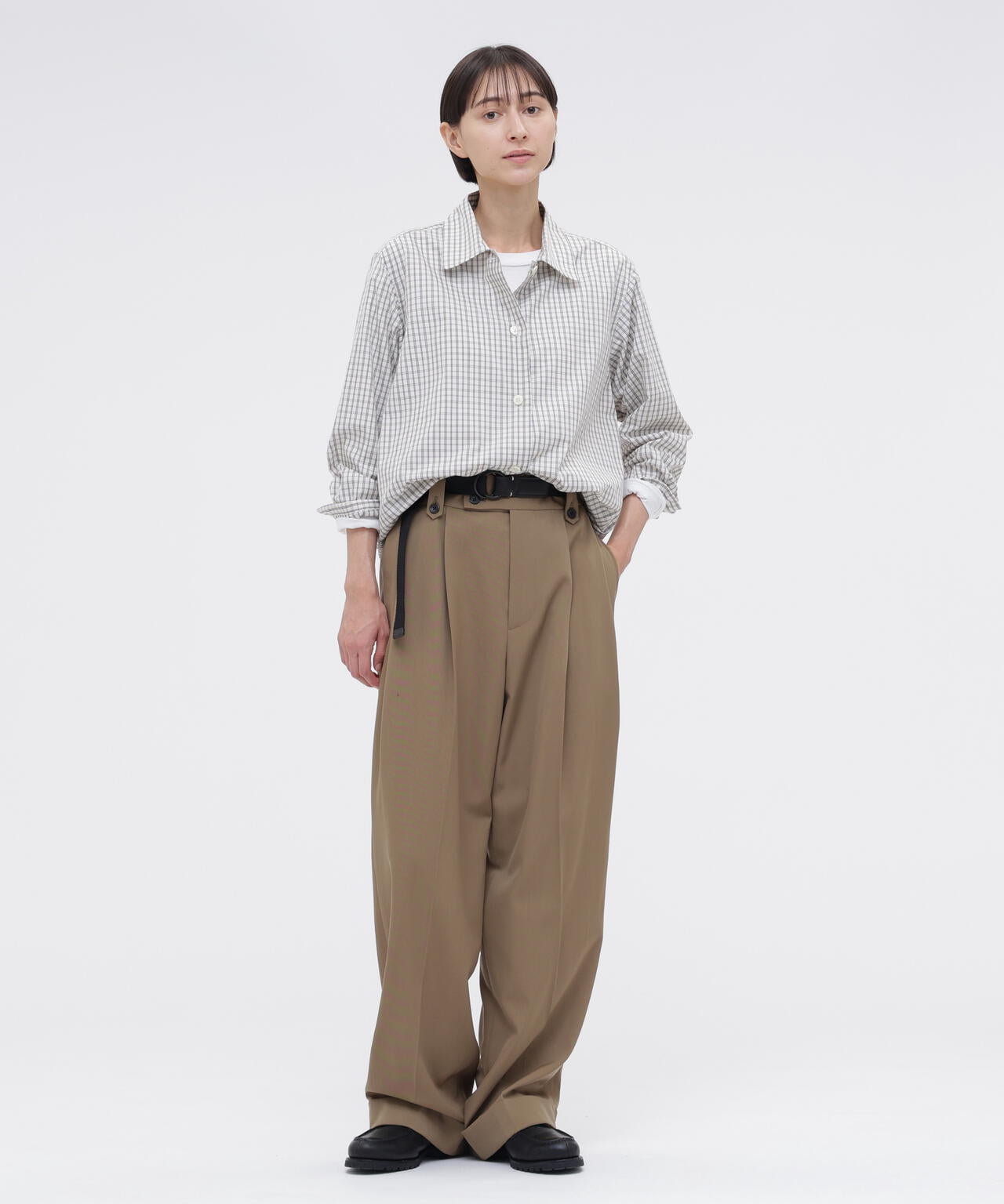 FLUID WOOL TROUSERS