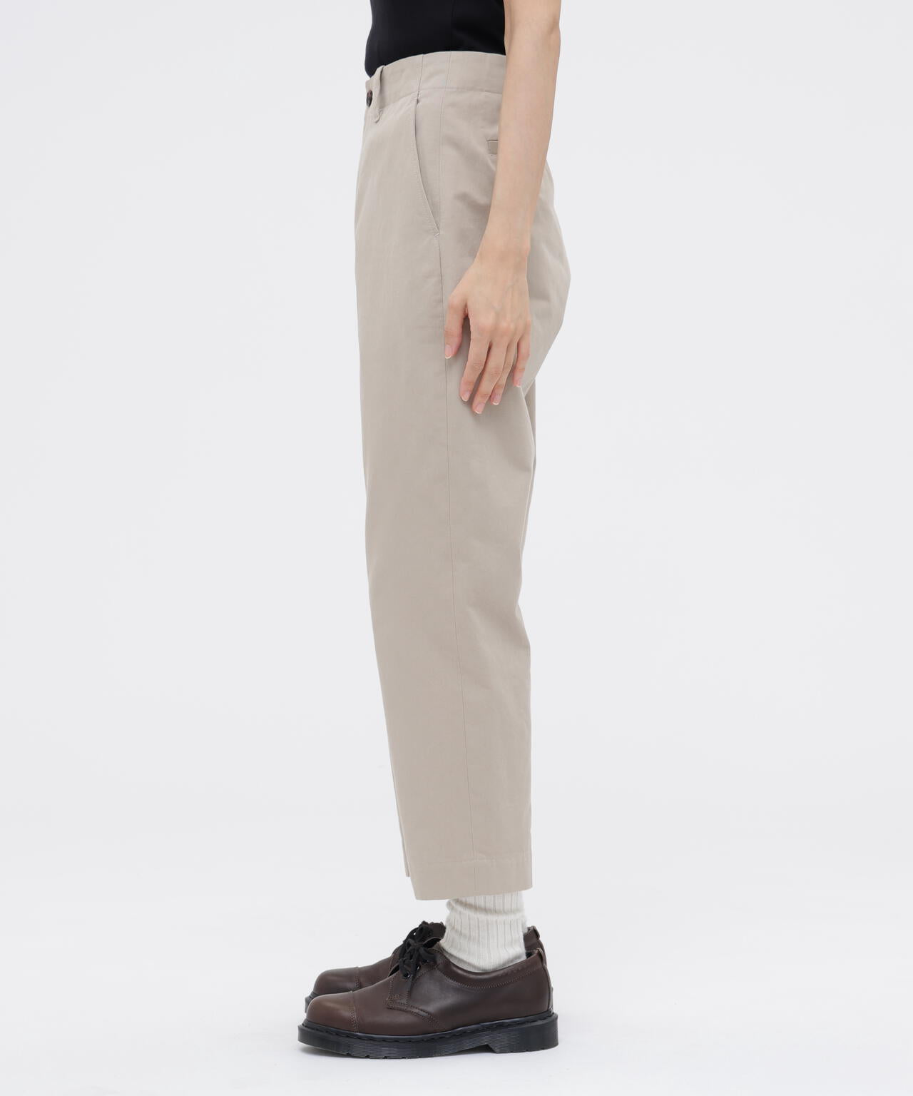 COTTON TWILL TROUSERS