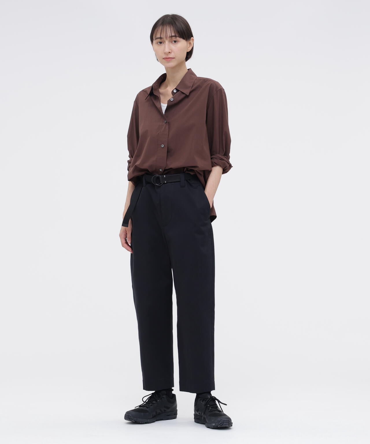 COTTON TWILL TROUSERS