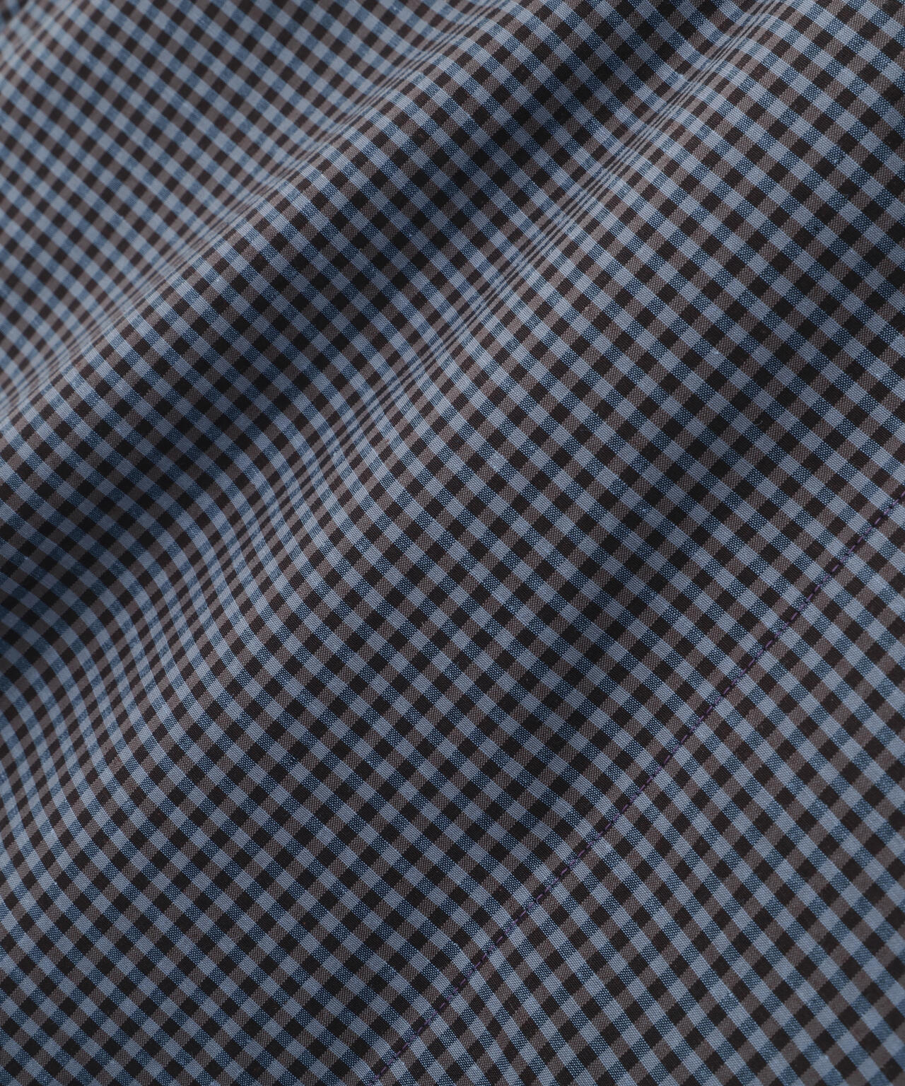 COTTON LINEN GINGHAM SHIRT