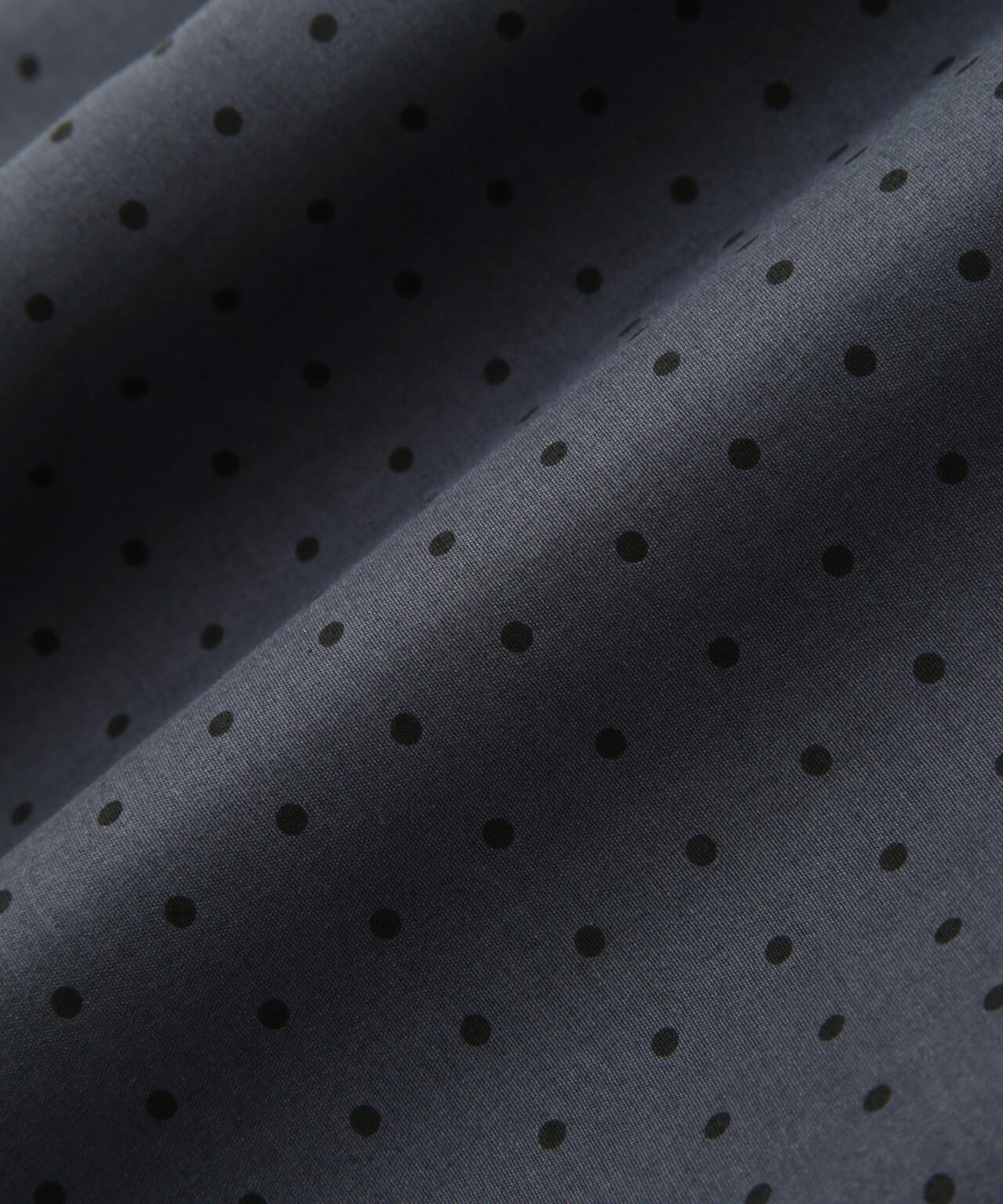 SPOT PRINT COTTON SILK SHIRT