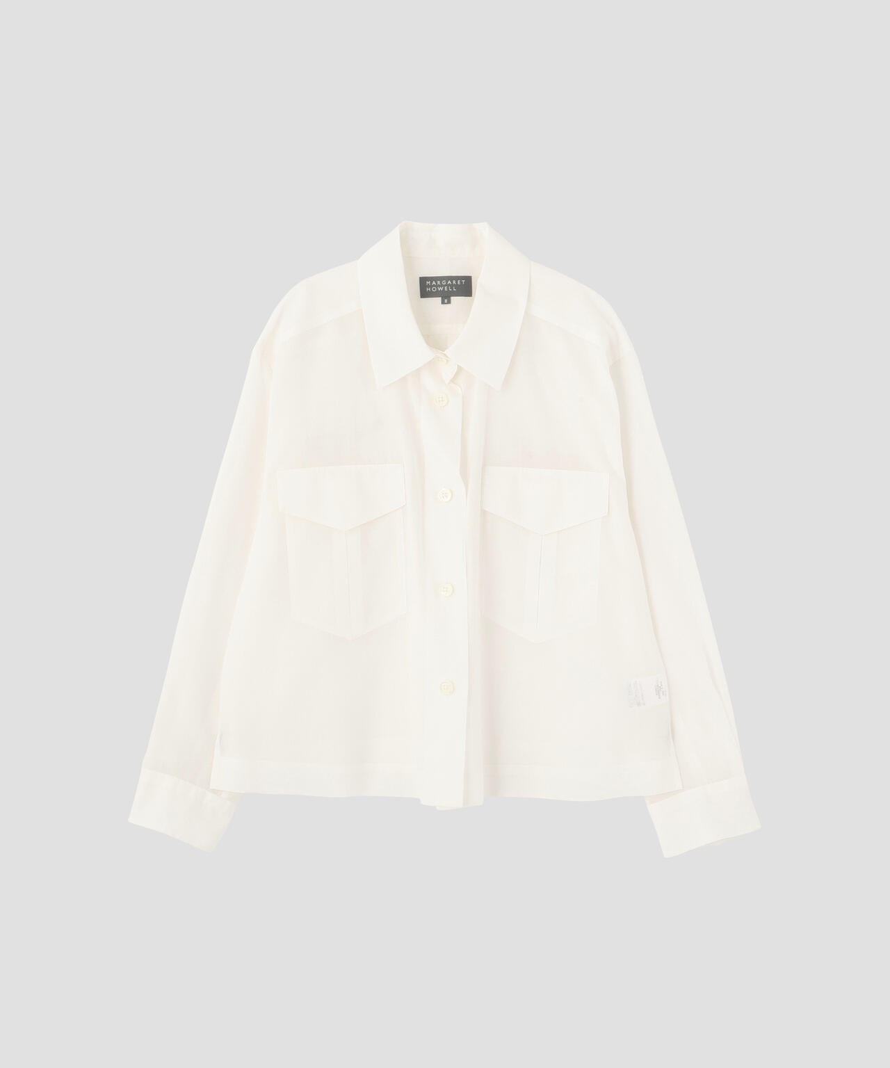 SHEER COTTON STRIPE SHIRT
