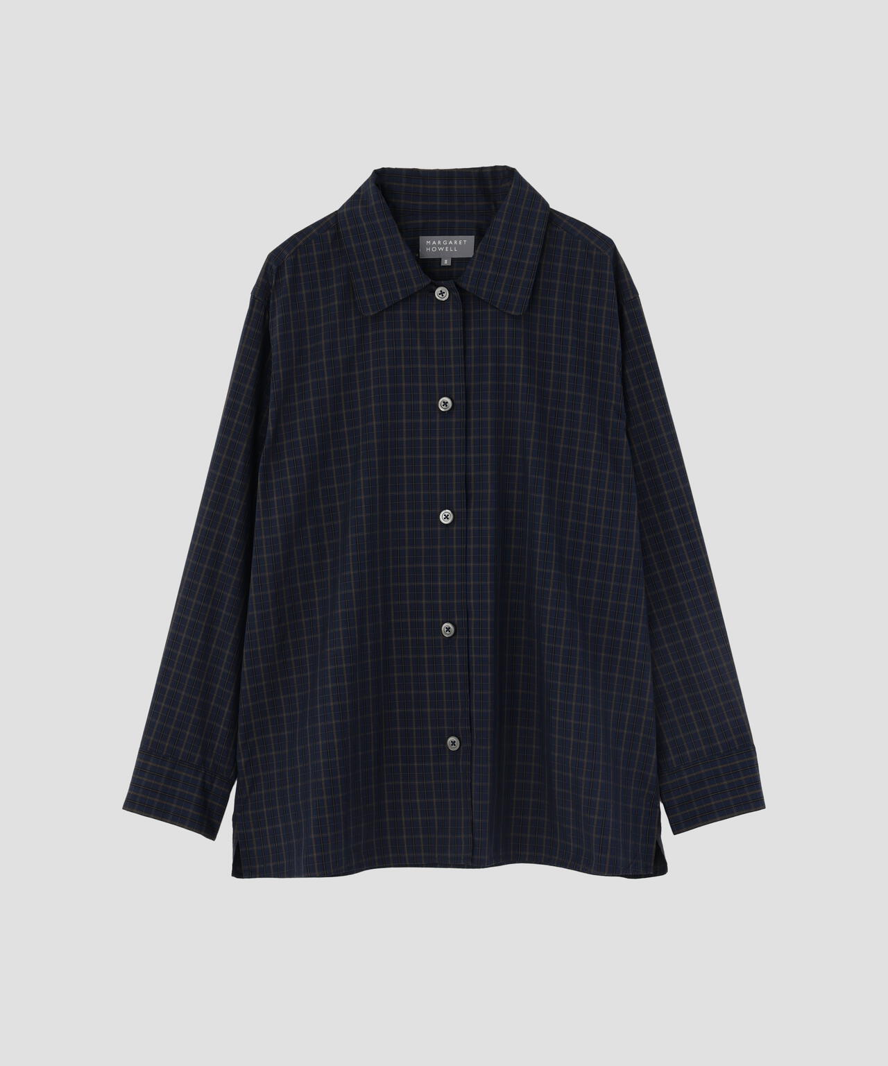 COTTON SILK CHECK SHIRT