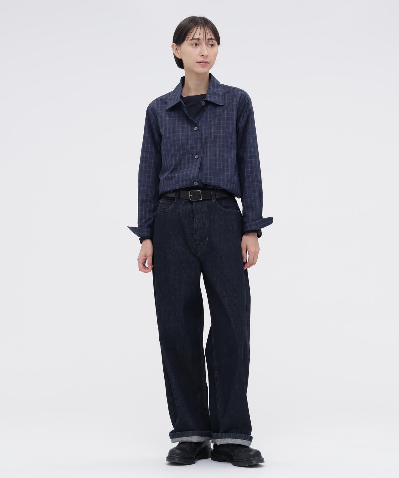 COTTON SILK CHECK SHIRT