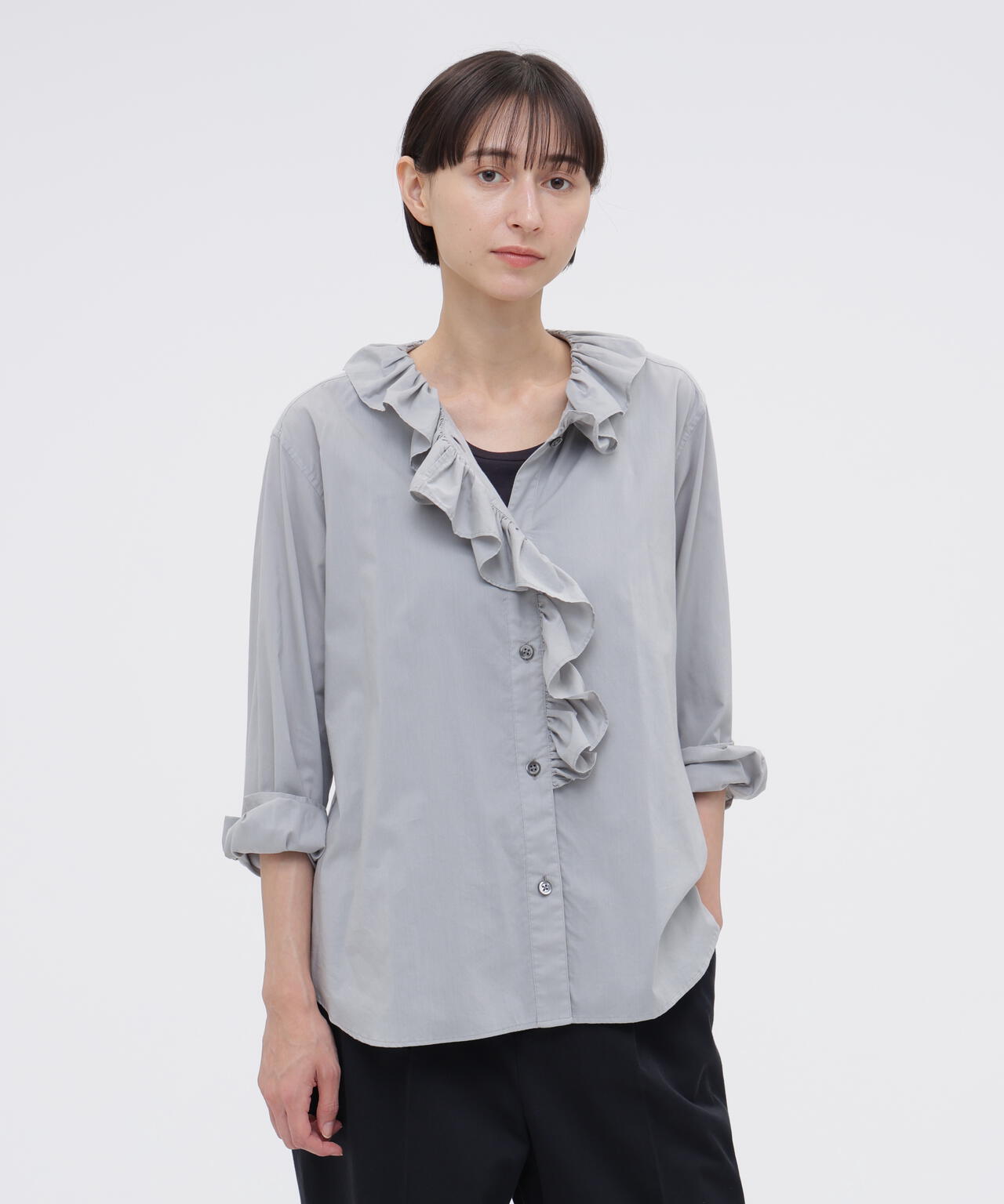 WASHED COTTON CHAMBRAY SHIRT