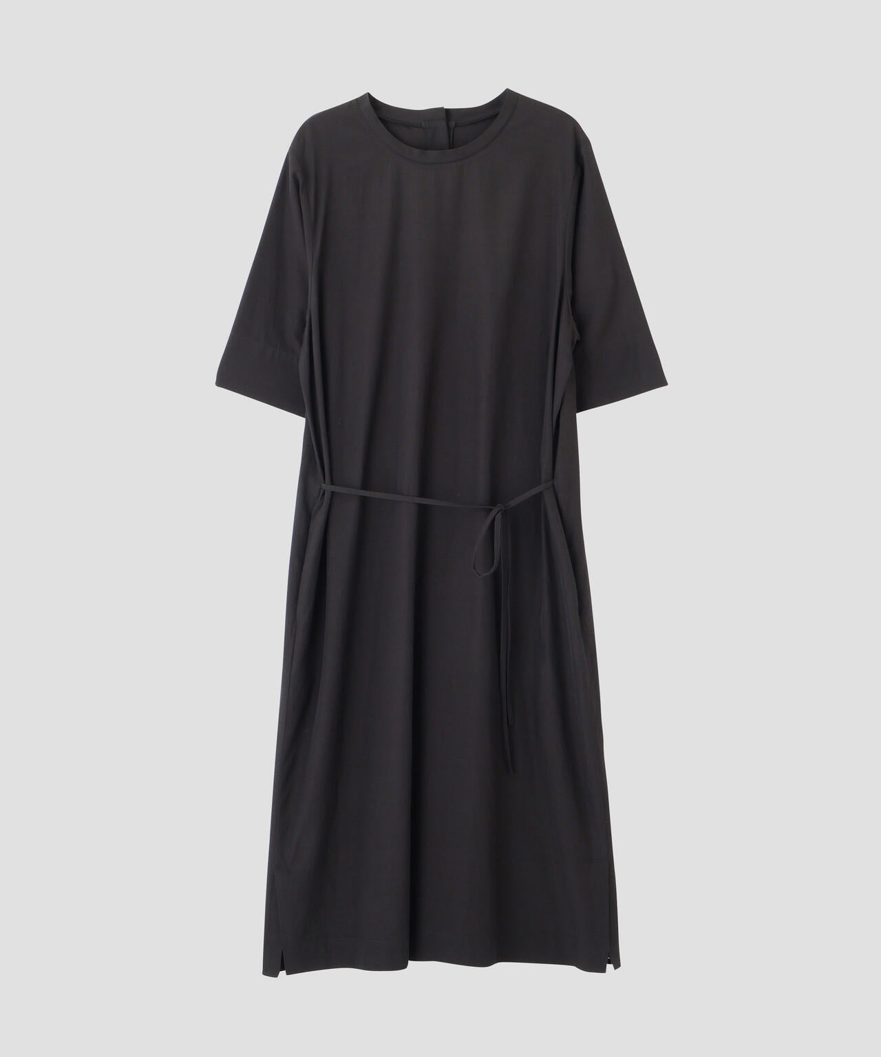FLUID COTTON BLEND DRESS