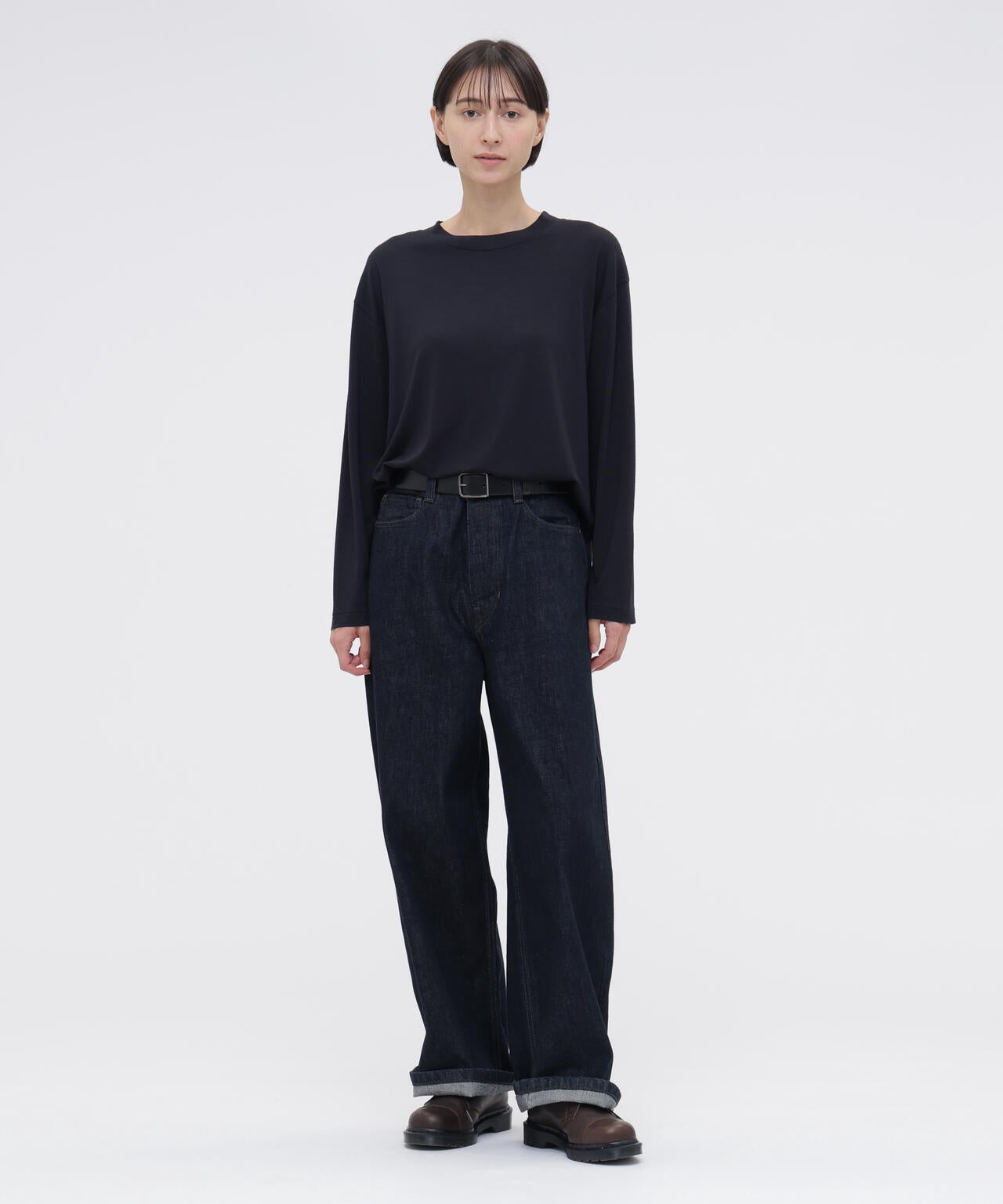 SUPERFINE WOOL JERSEY TOP