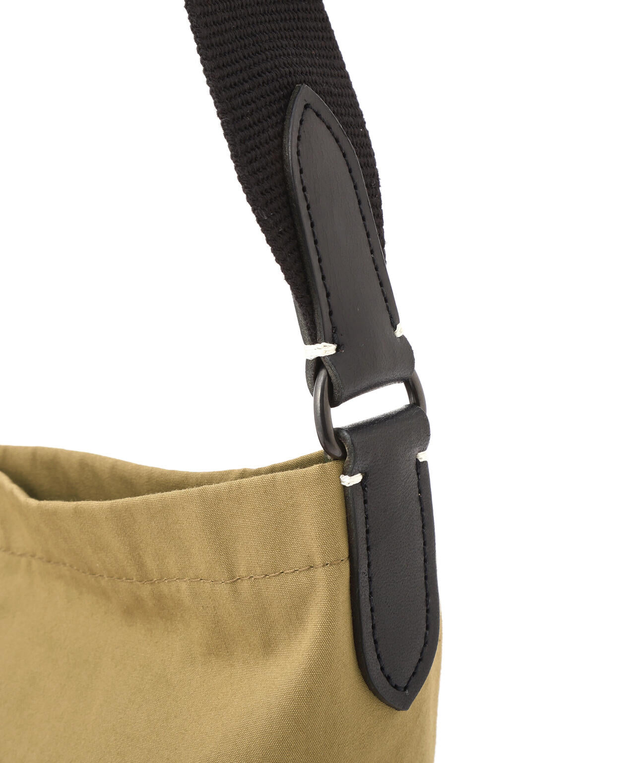 COTTON NYLON HIDENSE POPLIN SHOULDER BAG
