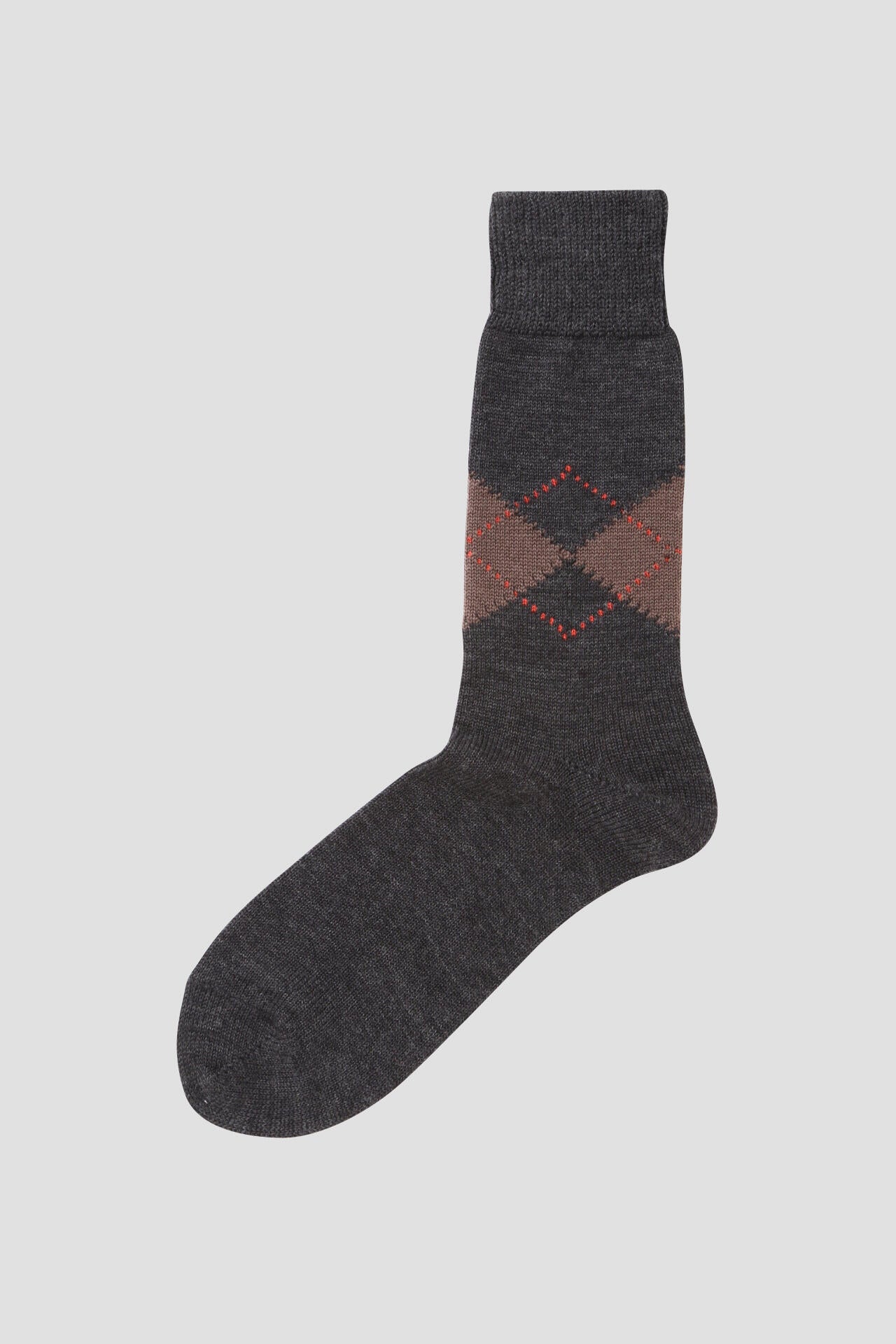 MEN TWO COLOUR ARGYLE SOCK