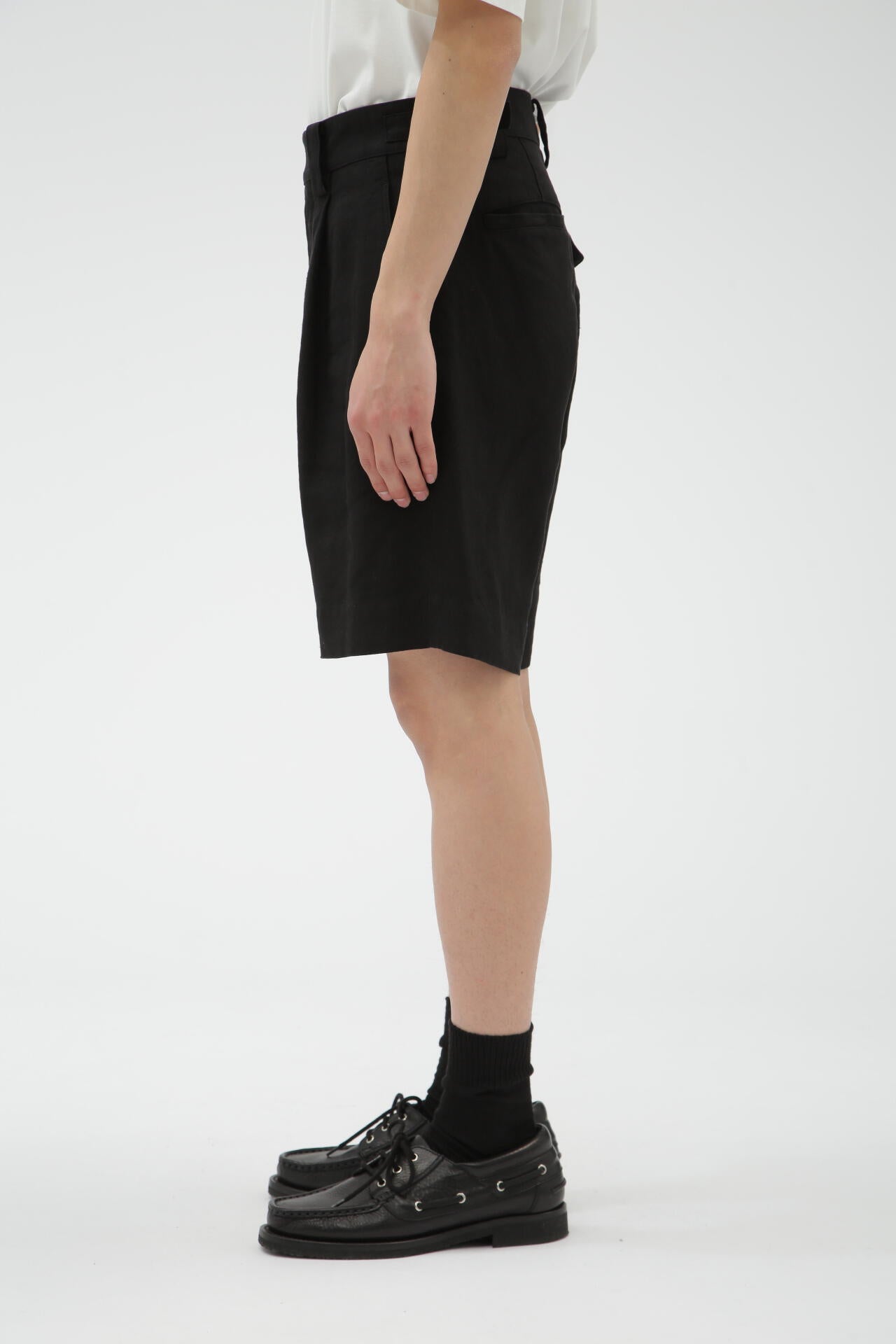 LINEN CANVAS TROUSERS