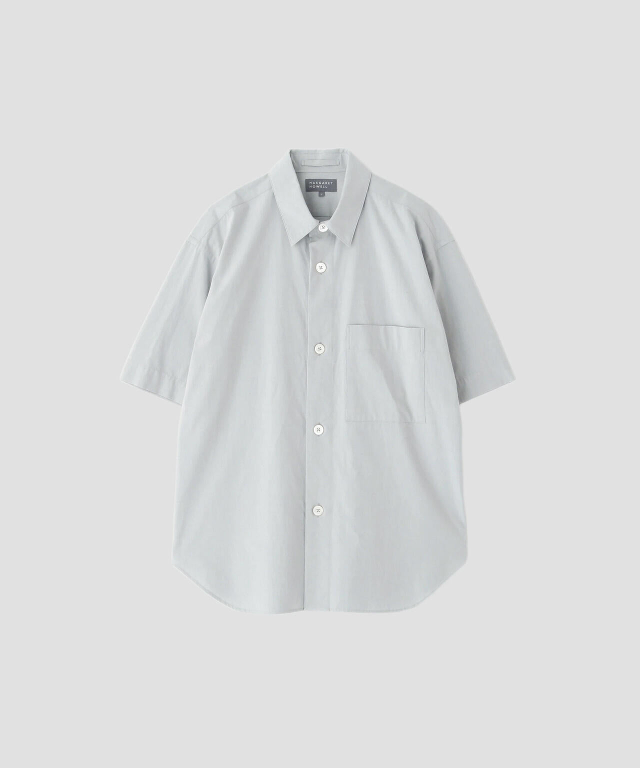 MELANGE COTTON POPLIN SHIRT