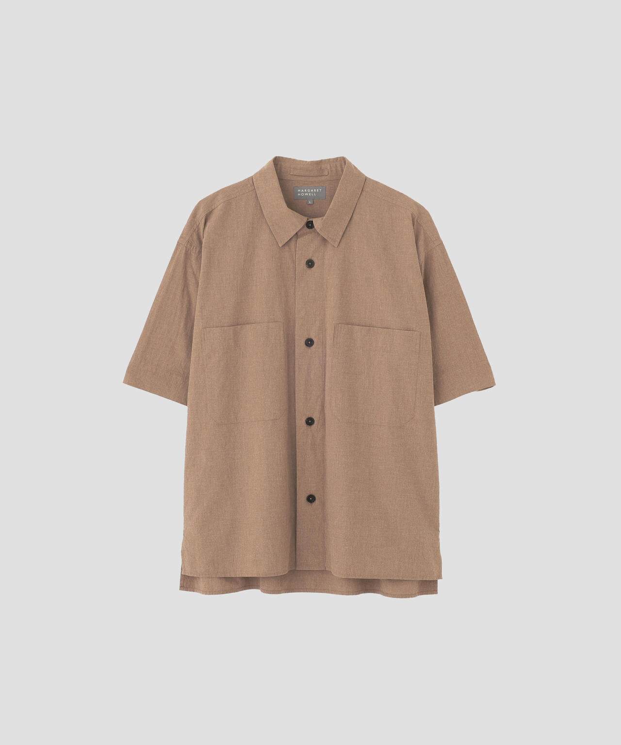 MELANGE COTTON POPLIN SHIRT