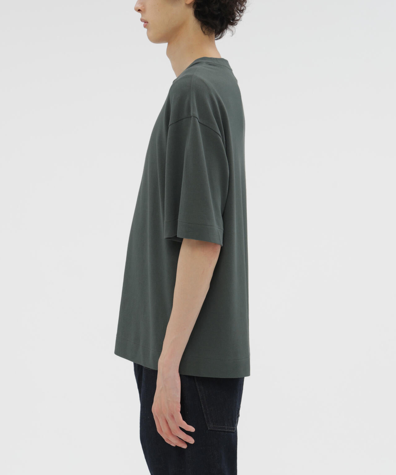COTTON LINEN PIQUE TOP