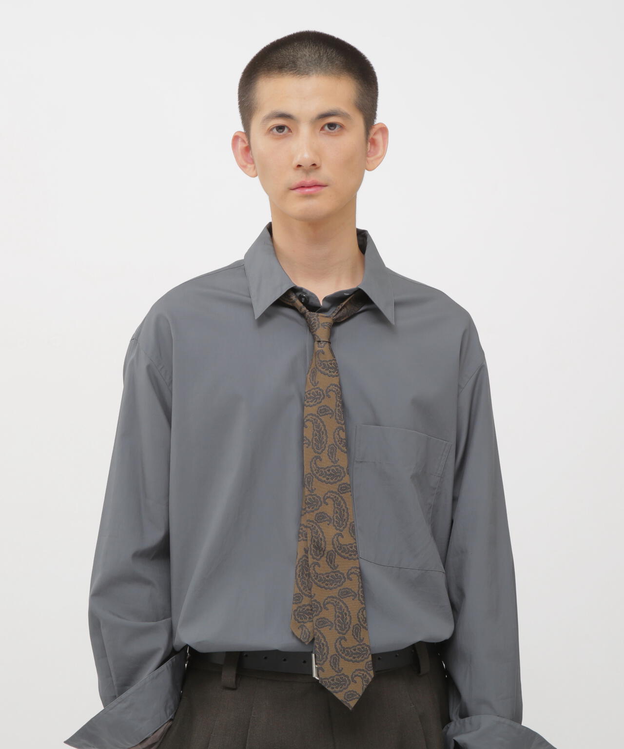 GRAPHIC PAISLEY SILK TIE