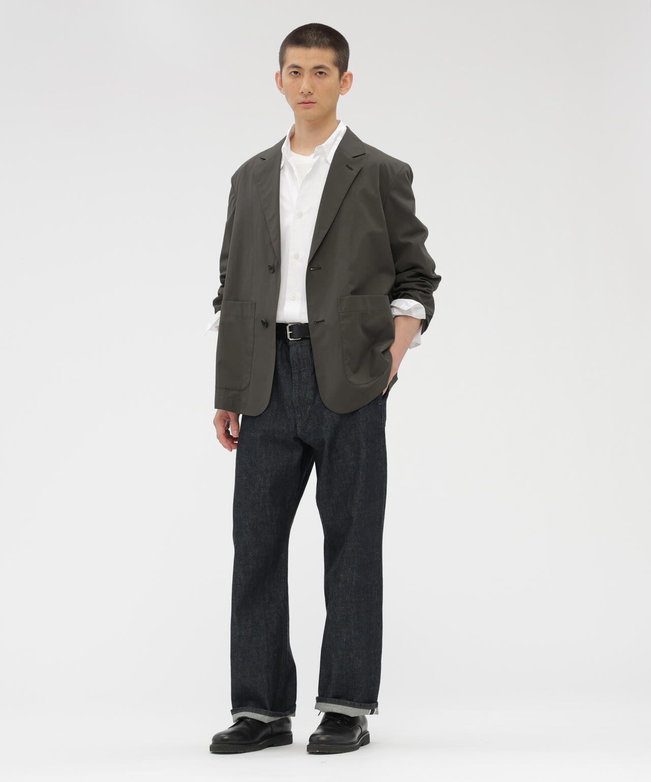 FINE COTTON PLAINWEAVE JACKET