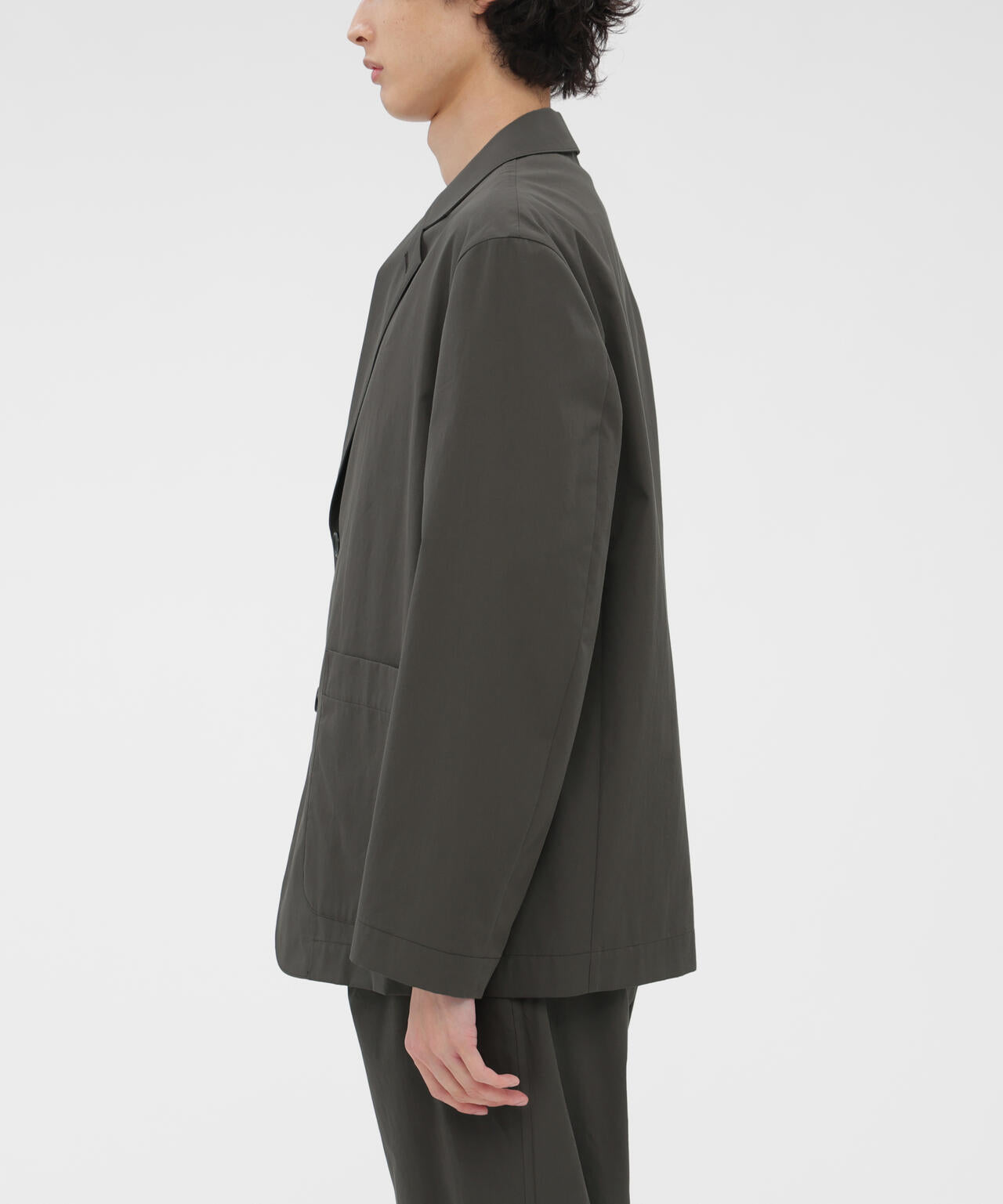 FINE COTTON PLAINWEAVE JACKET