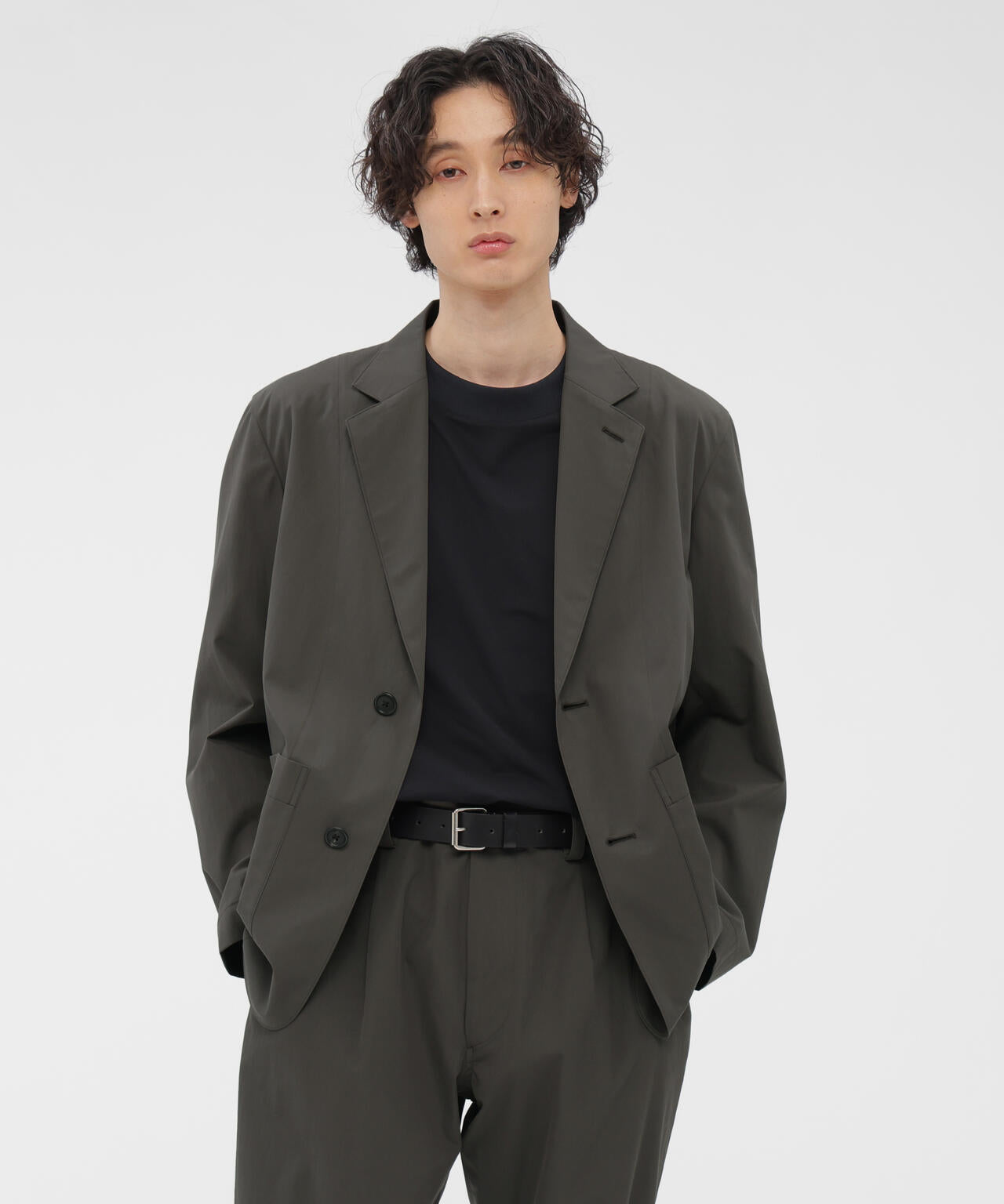 FINE COTTON PLAINWEAVE JACKET