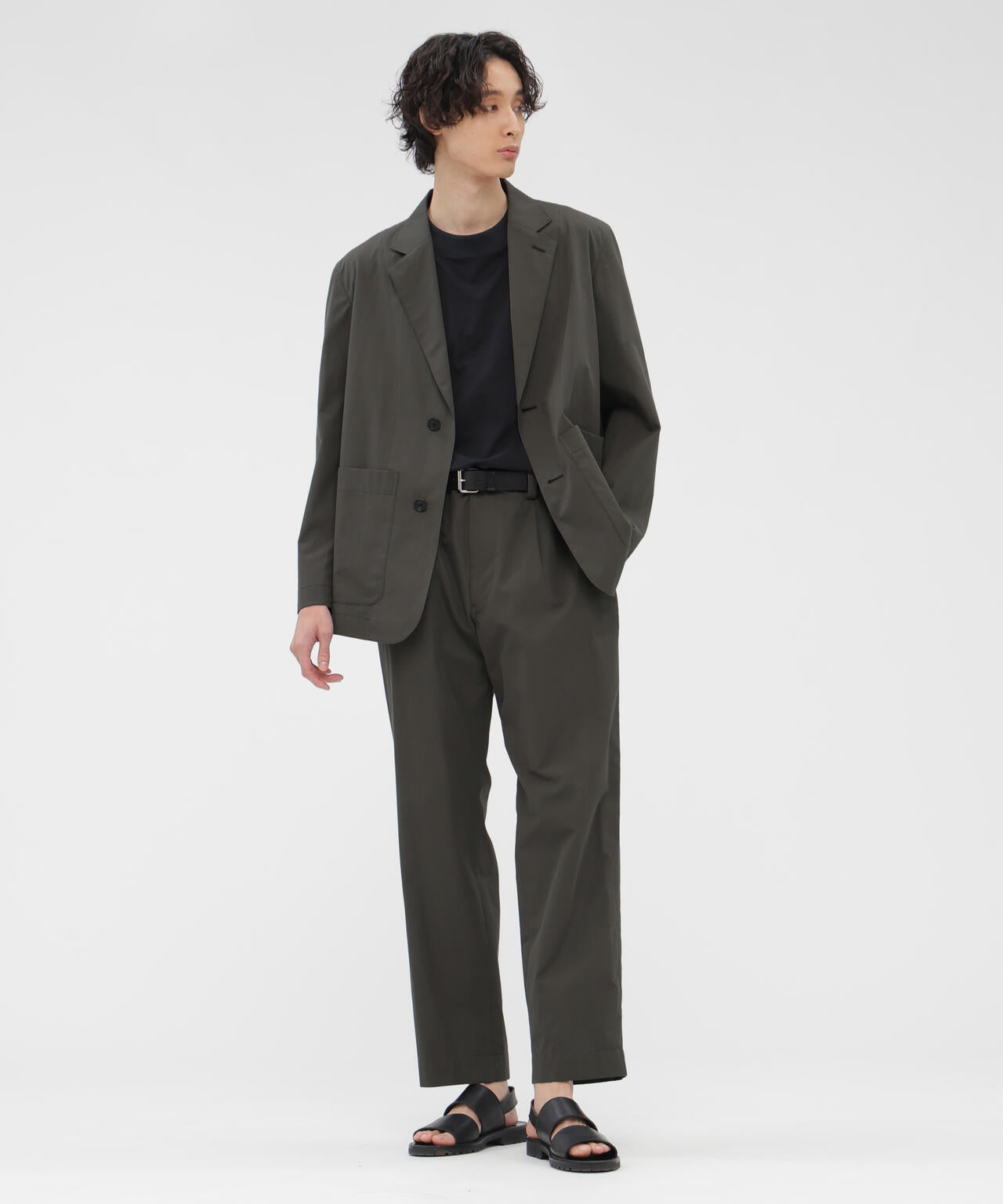 FINE COTTON PLAINWEAVE JACKET
