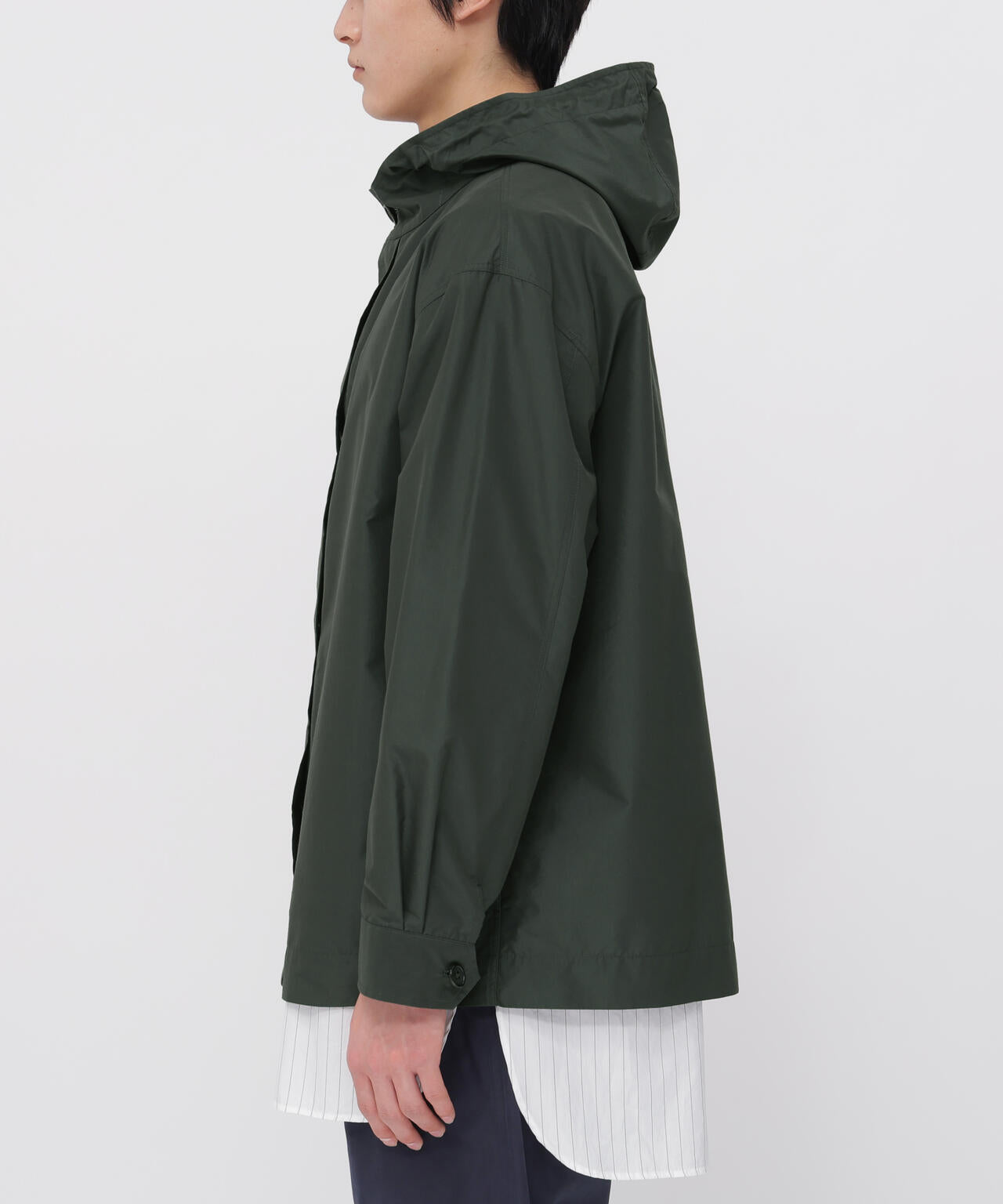 COTTON NYLON PLAINWEAVE BLOUSON