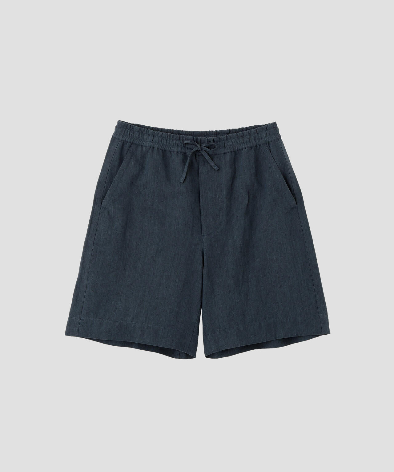 YARN DYED LINEN PLAINWEAVE TROUSERS