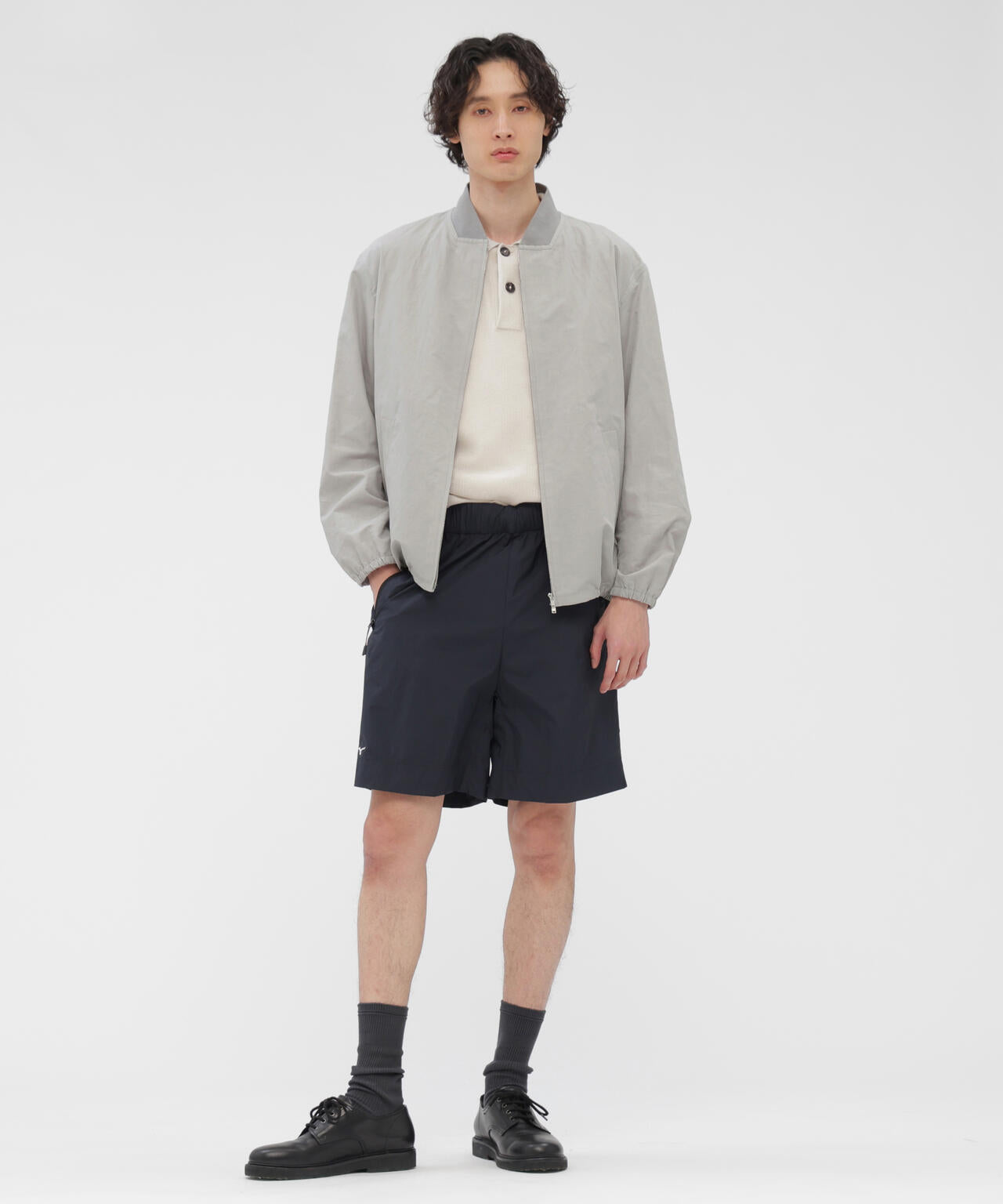 WATER REPELLENT LIGHTWEIGHT NYLON POPLIN TROUSERS