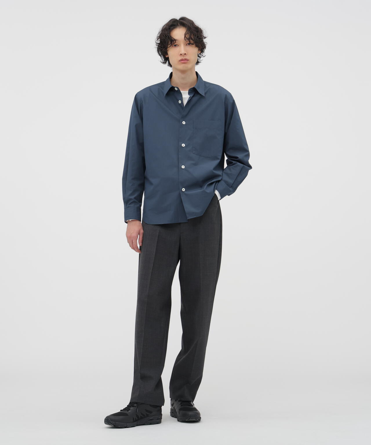 EGYPTIAN COTTON POPLIN SHIRT