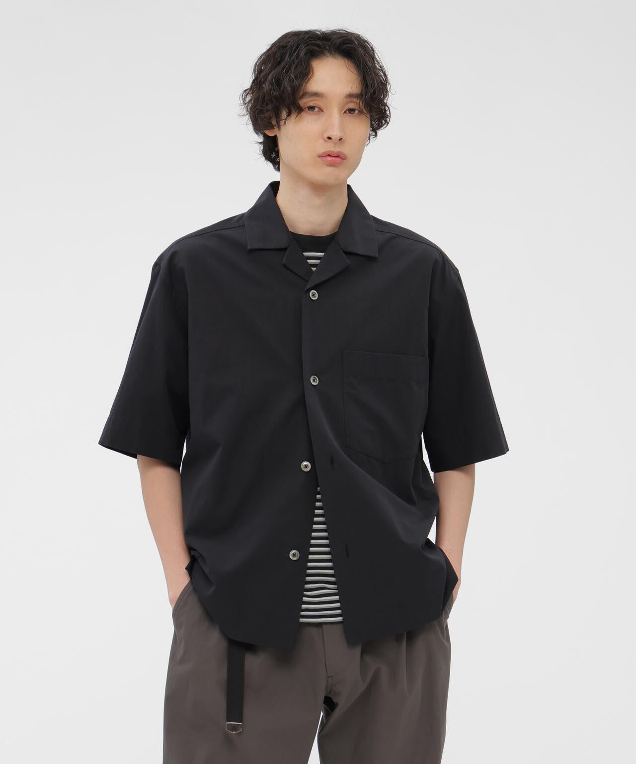 COTTON BLEND SHIRTING SHIRT